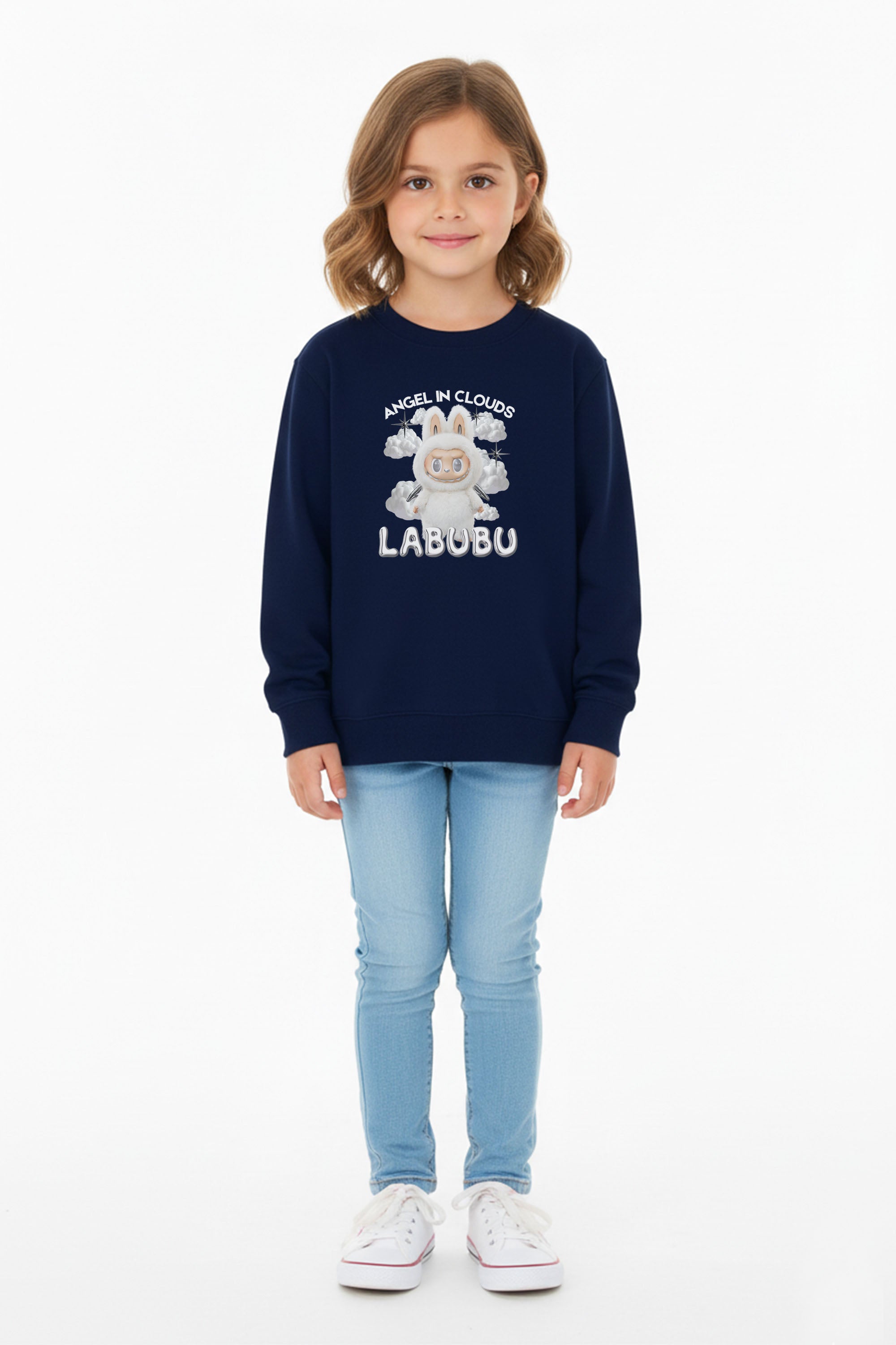 Kids Labubu Cloud Printed Sweatshirt