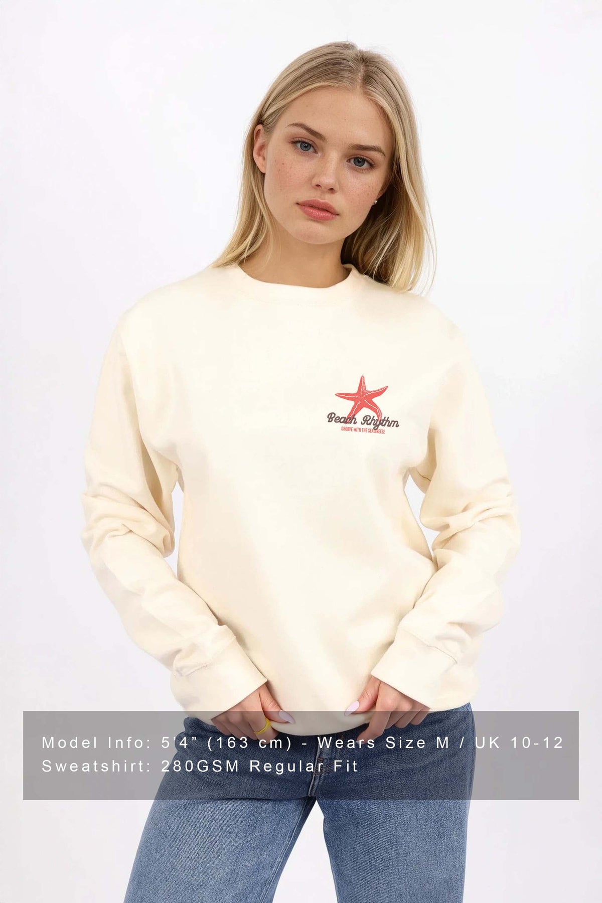 Coastal Paradise Festival Printed Sweatshirt