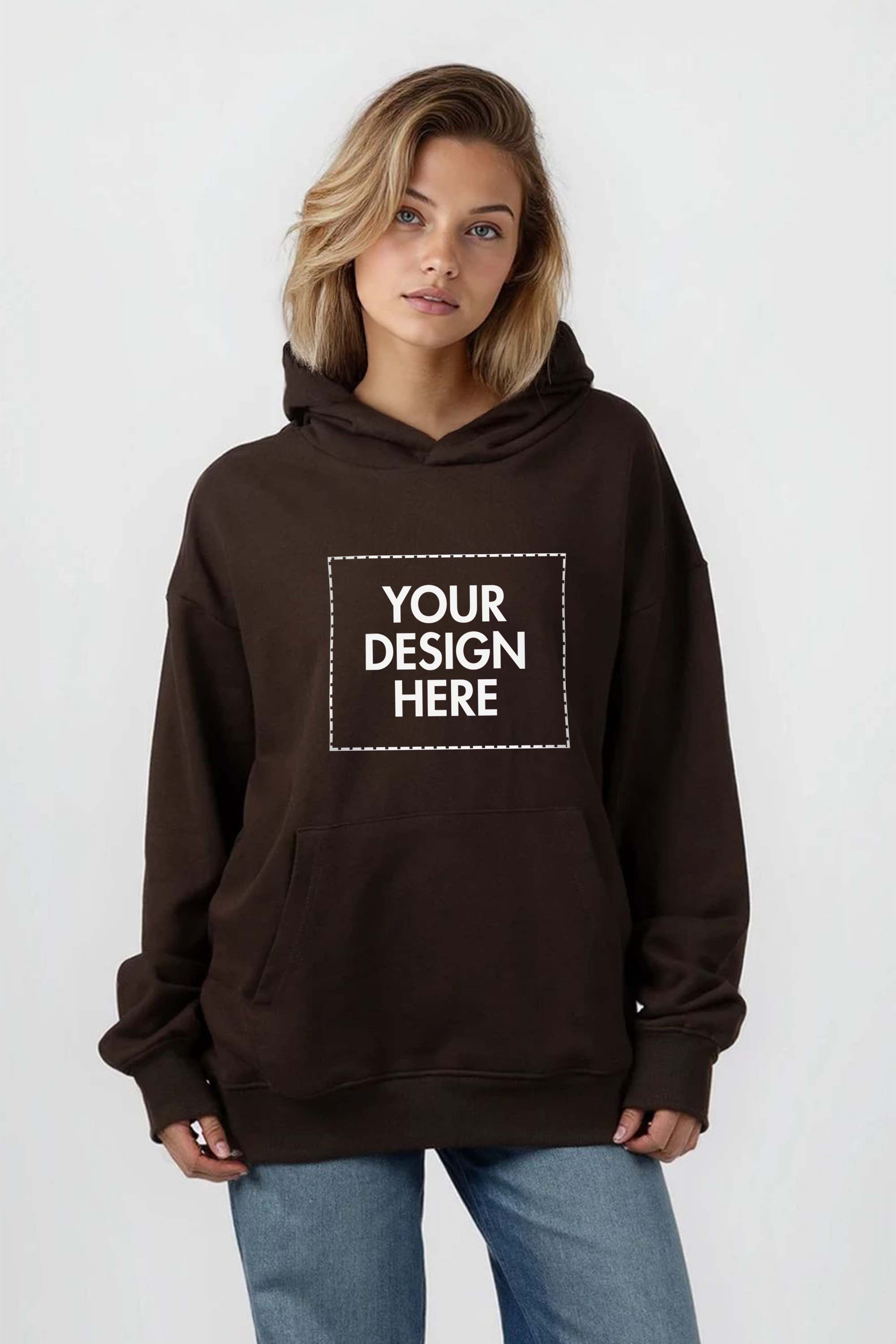 450GSM Heavyweight French Terry Pullover Custom Hoodie