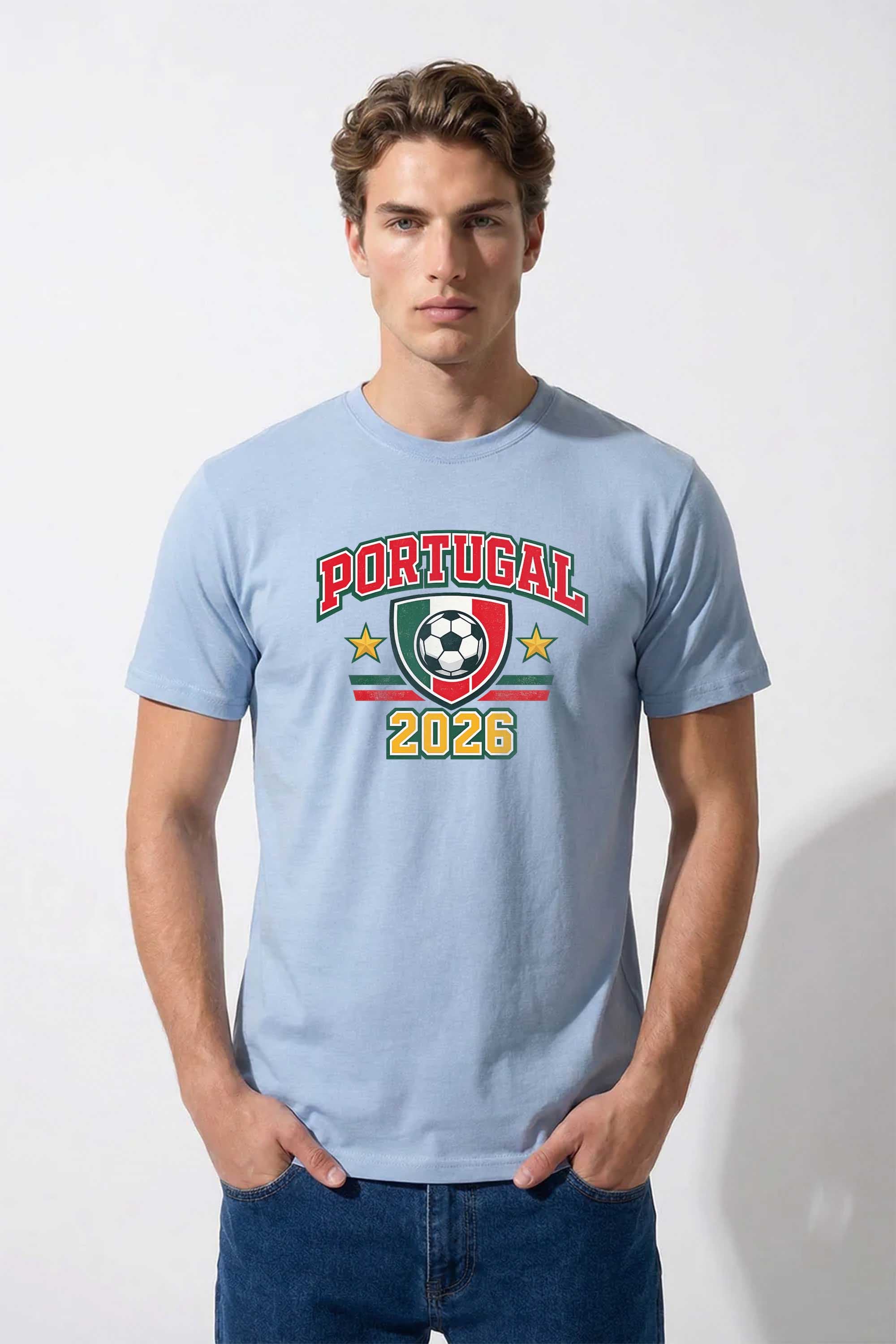 220GSM Regular Fit Portugal Printed T-Shirt