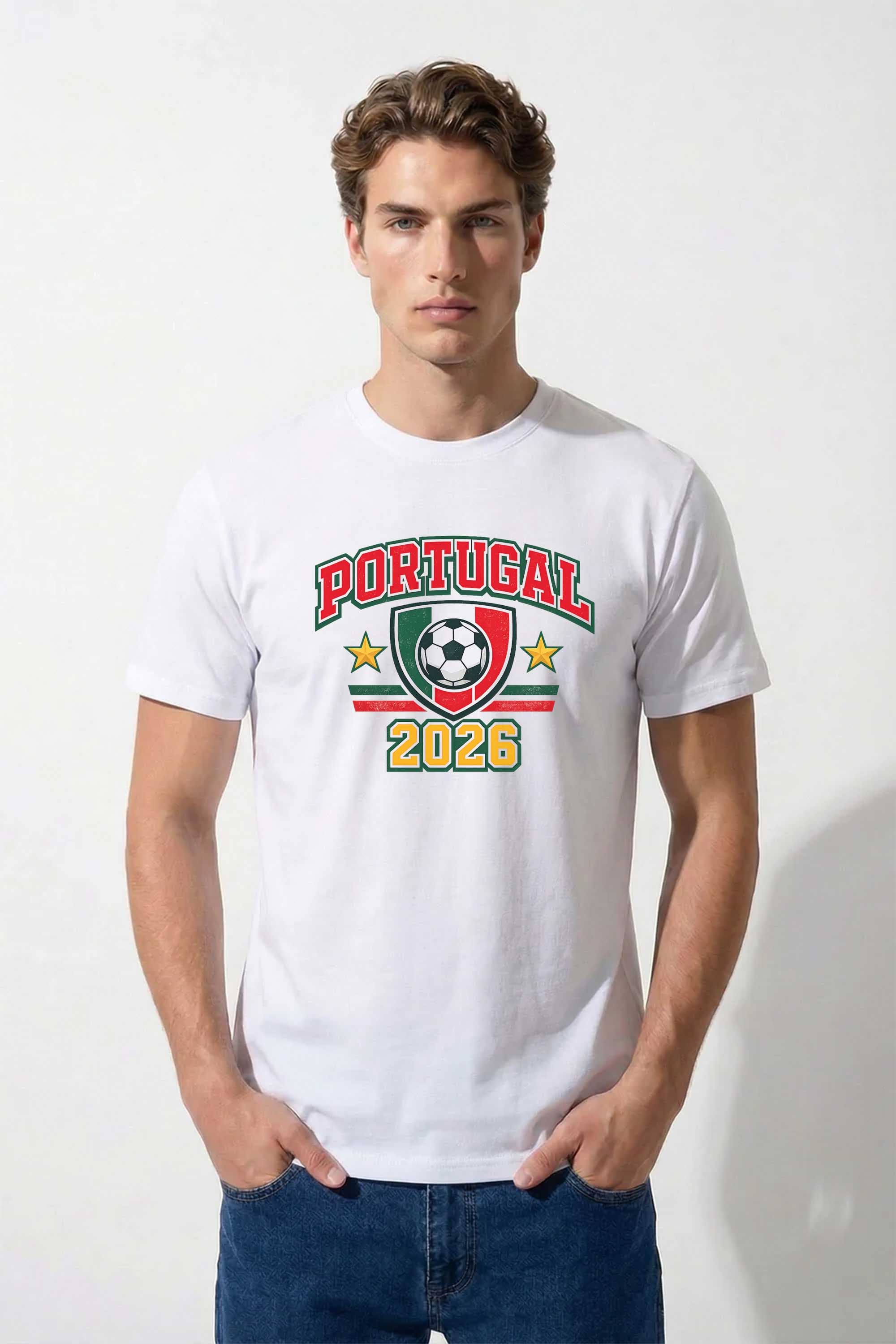 220GSM Regular Fit Portugal Printed T-Shirt
