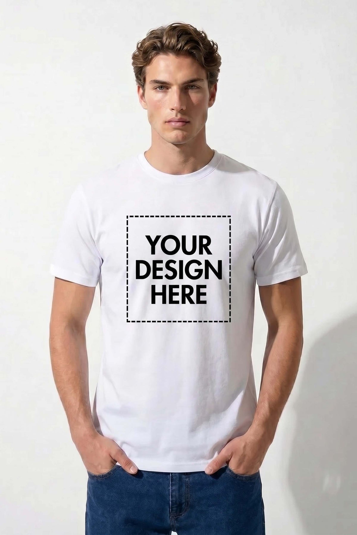 220GSM Core Organic Regular Fit Custom Printed T-Shirt