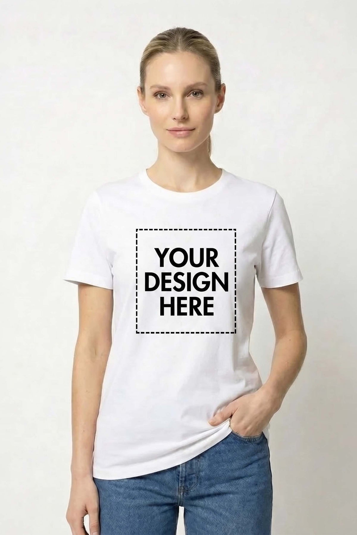 220GSM Core Organic Regular Fit Custom Printed T-Shirt