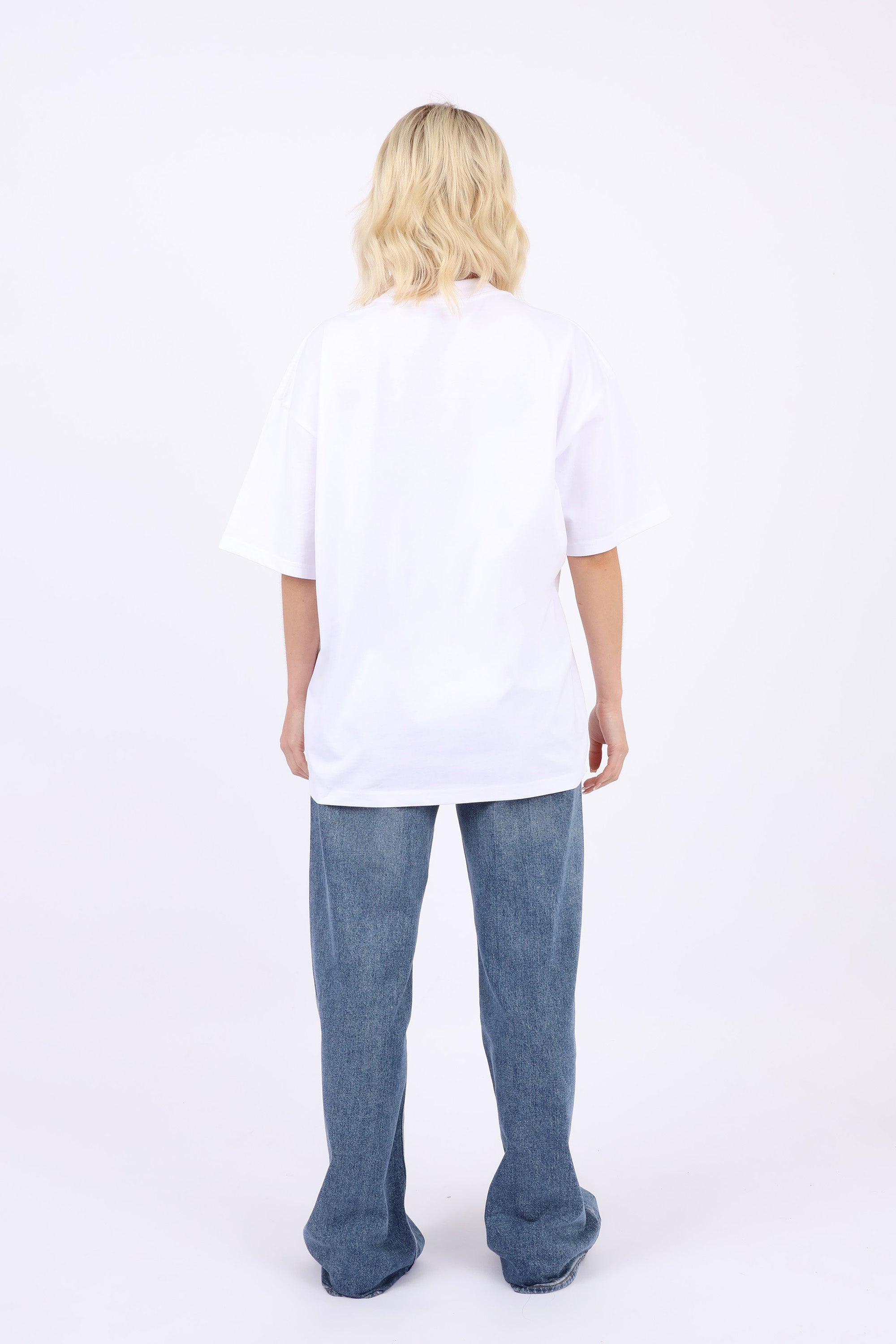220GSM Oversized T-Shirt In Matcha Club Print (Custom Pack)