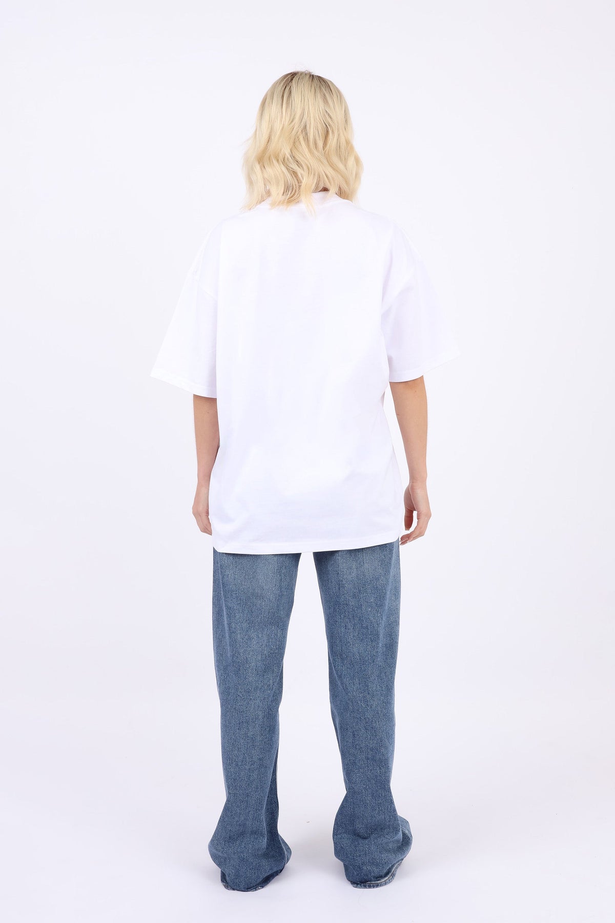 220GSM Oversized T-Shirt In Matcha Club Print