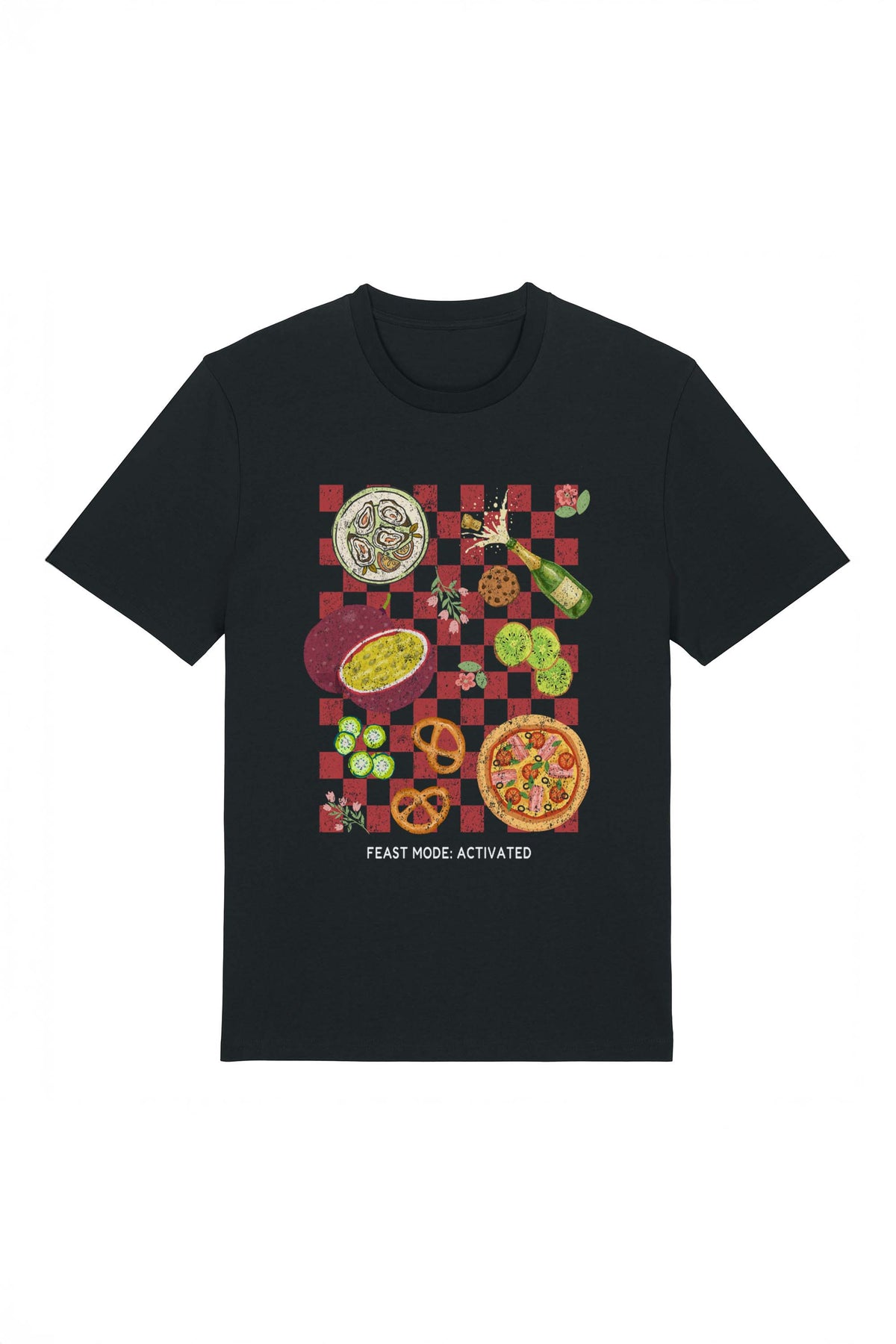 180 GSM Unisex Organic Feast Mood Activated Printed T-Shirt
