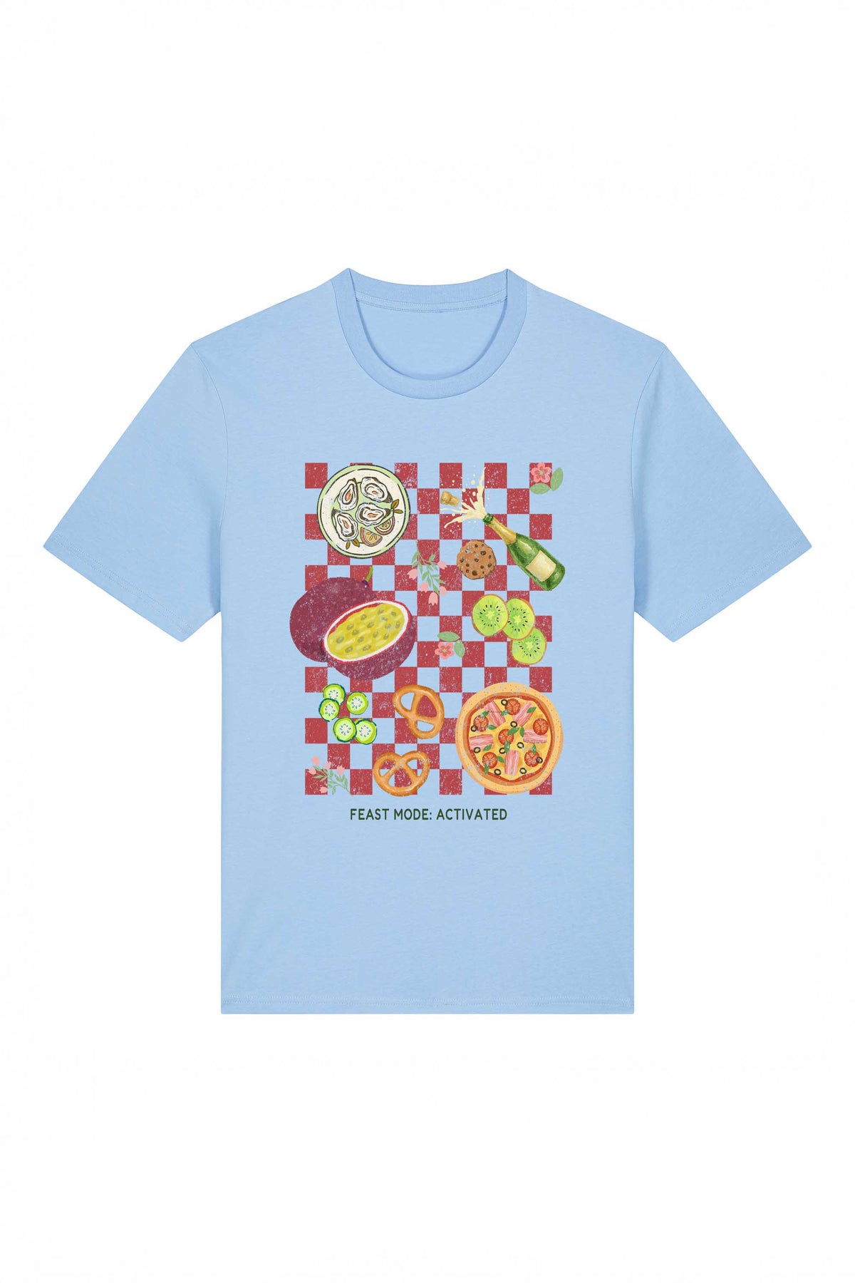 180 GSM Unisex Organic Feast Mood Activated Printed T-Shirt