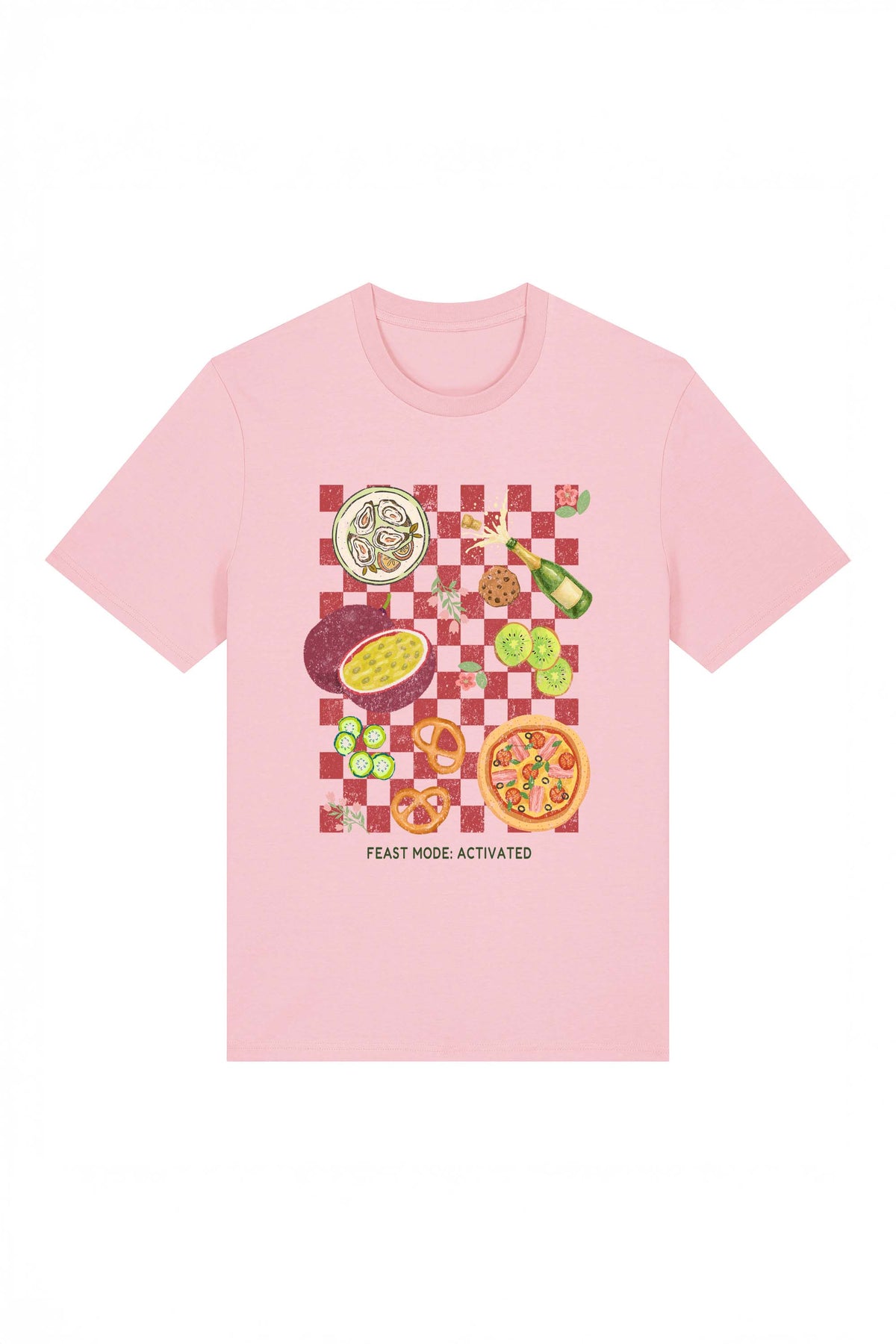 180 GSM Unisex Organic Feast Mood Activated Printed T-Shirt