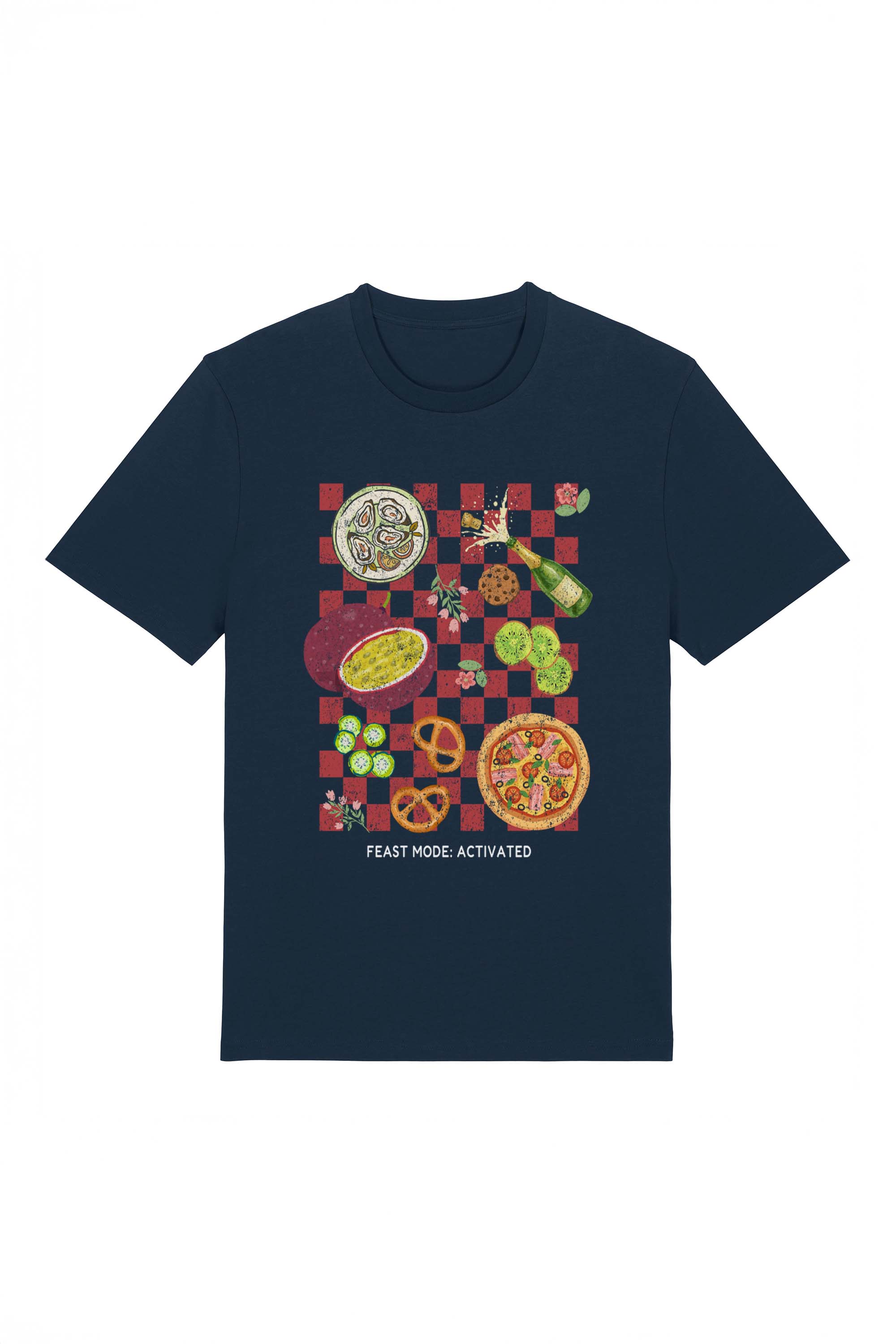 180 GSM Unisex Organic Feast Mood Activated Printed T-Shirt