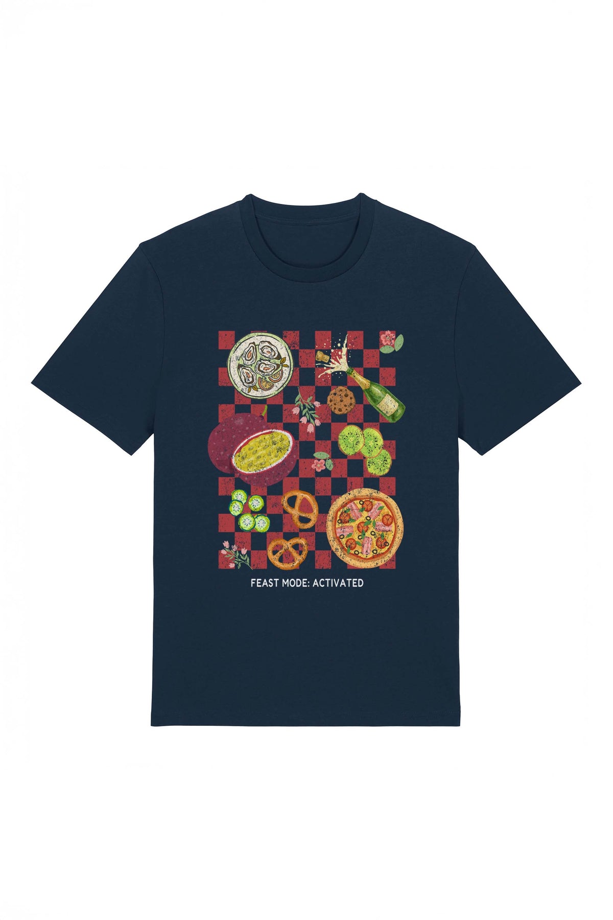 180 GSM Unisex Organic Feast Mood Activated Printed T-Shirt