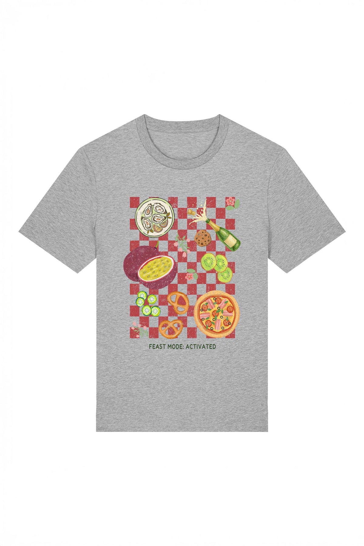 180 GSM Unisex Organic Feast Mood Activated Printed T-Shirt