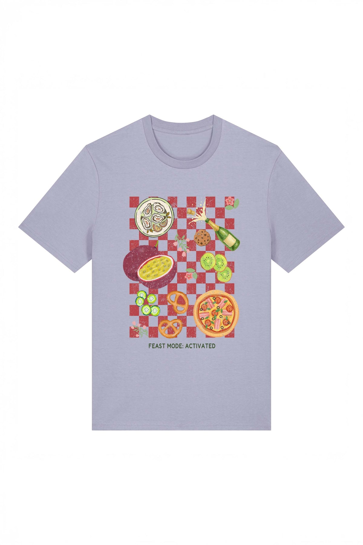 180 GSM Unisex Organic Feast Mood Activated Printed T-Shirt