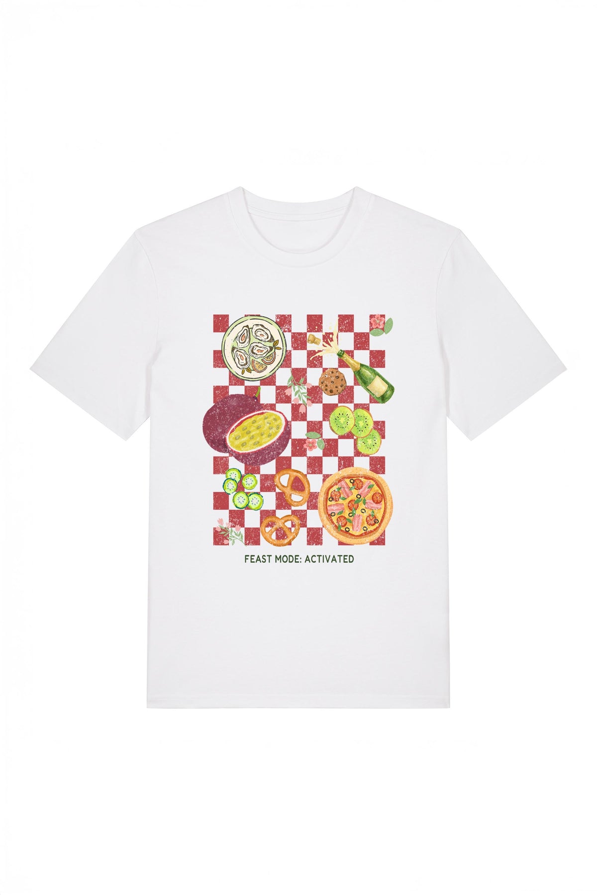 180 GSM Unisex Organic Feast Mood Activated Printed T-Shirt