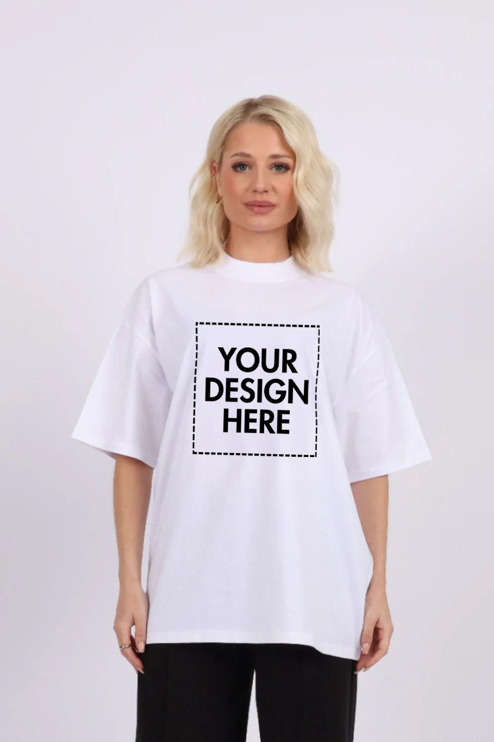 220GSM Oversized Custom Printed T-Shirt