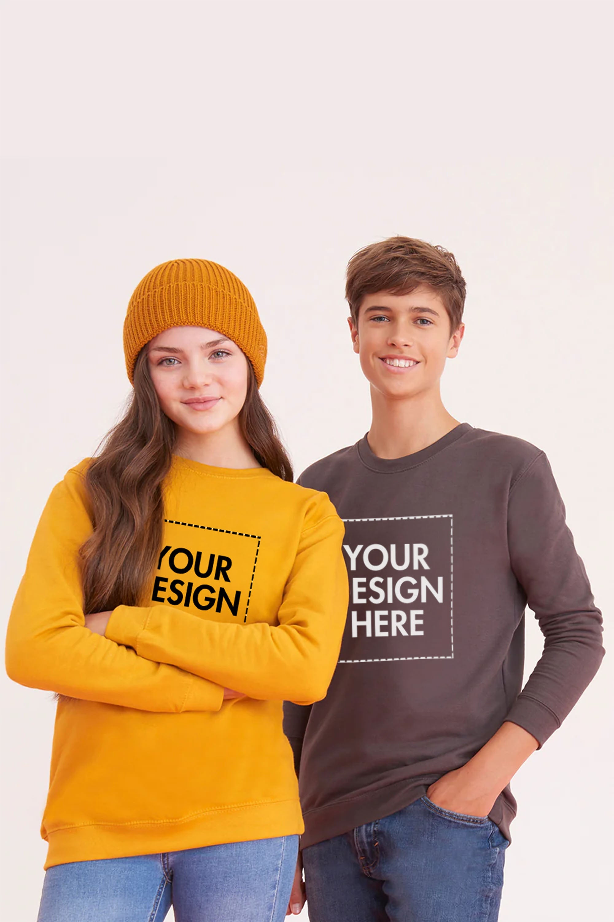280GSM Kids Unisex Custom Printed sweatshirt
