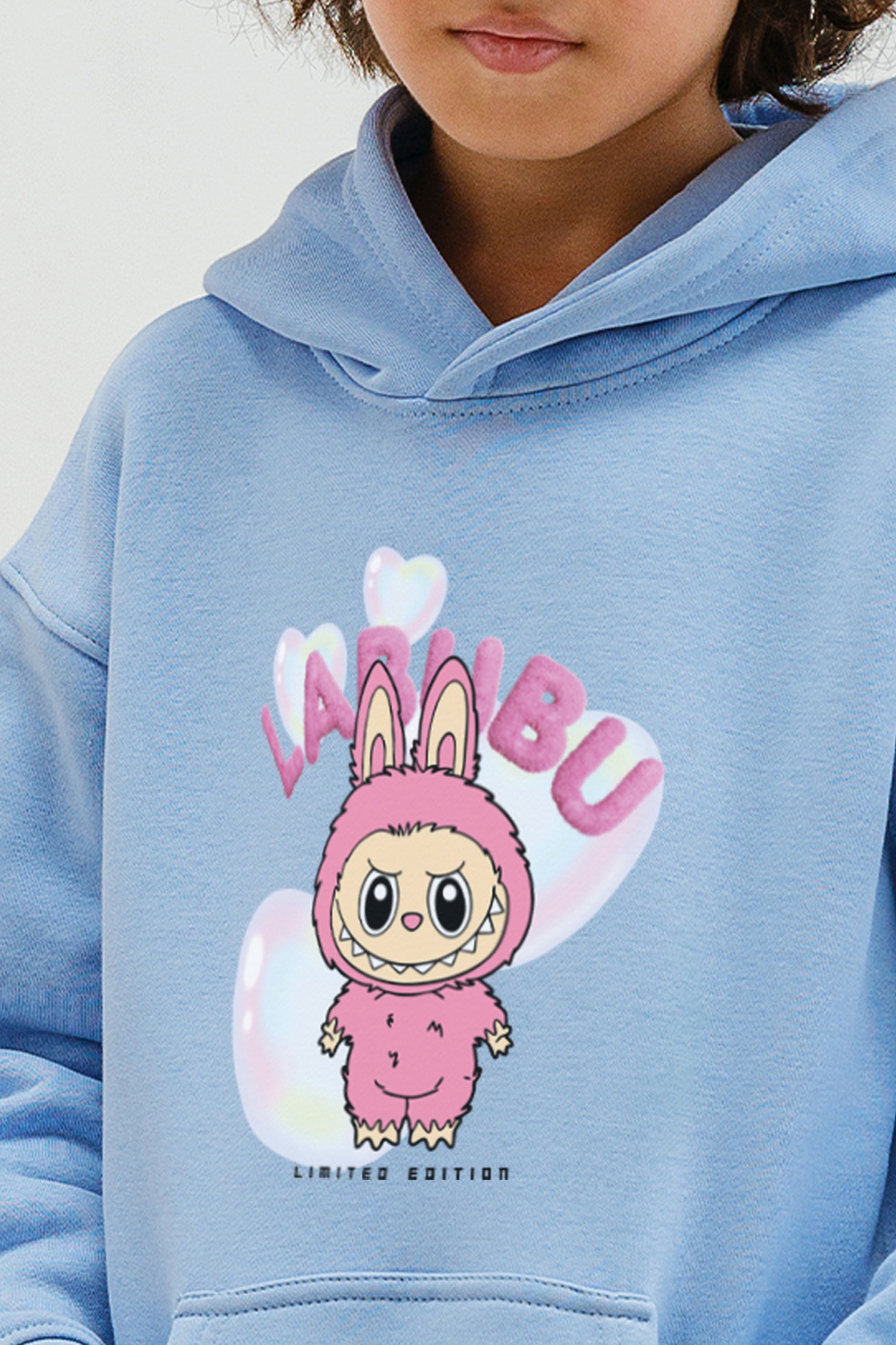 Kids Cute Labubu Printed Hoodie & Joggers set (Pack of 5)