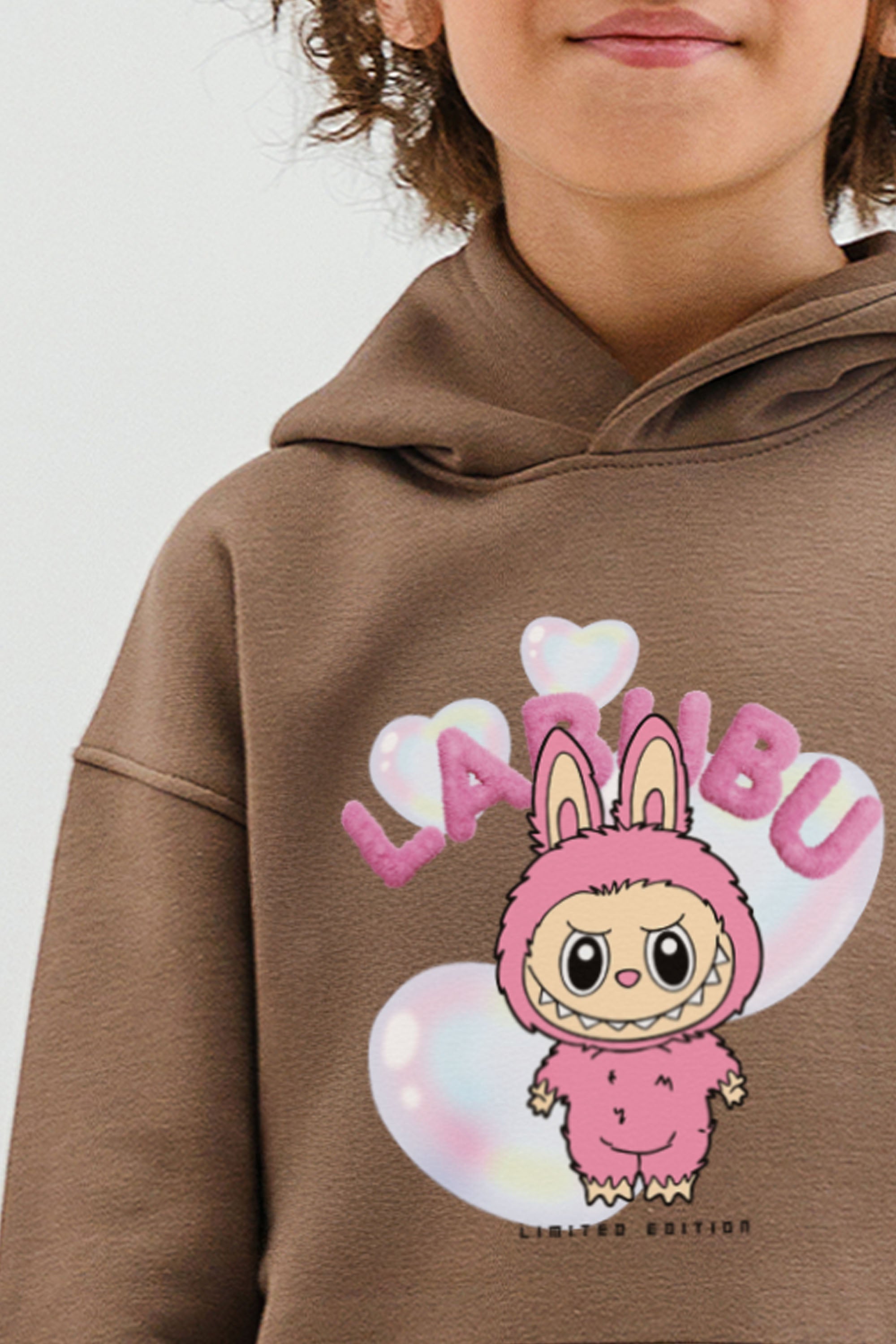Kids Cute Labubu Printed Hoodie & Joggers set (Pack of 5)