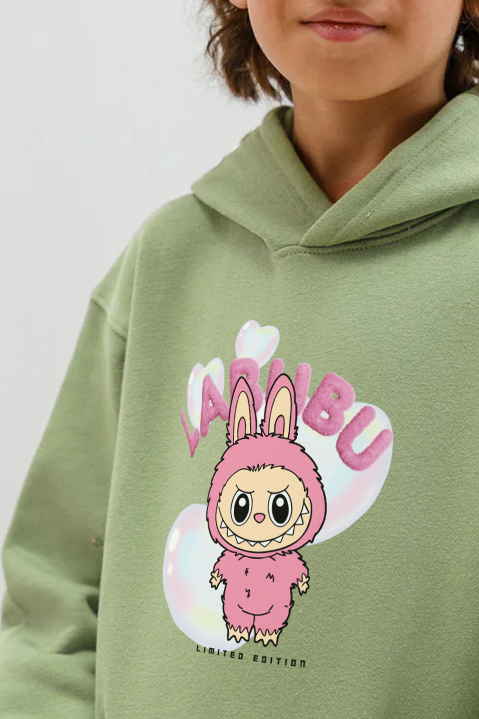 Kids Cute Labubu Printed Hoodie & Joggers set (Pack of 5)