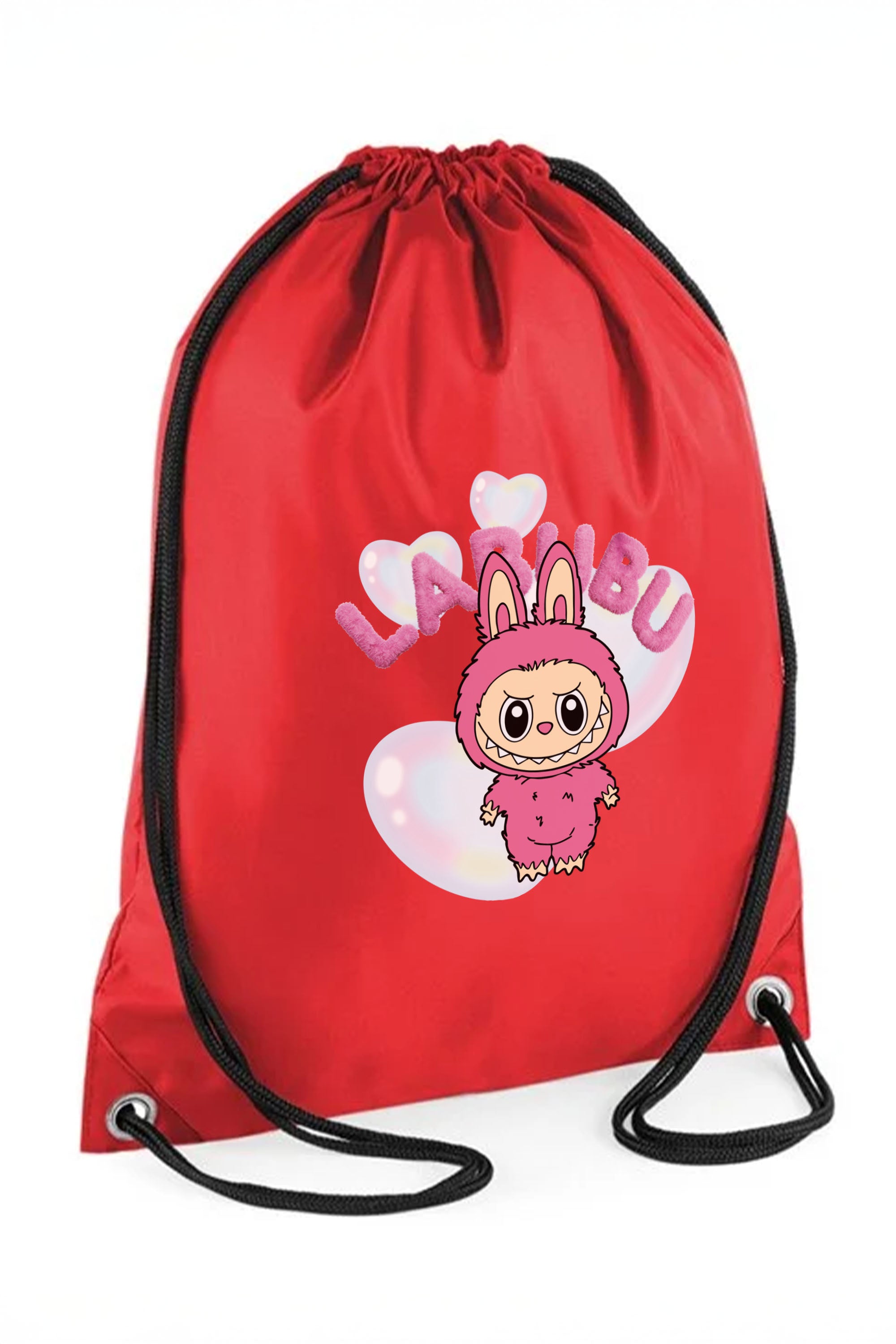 Cute Labubu Printed Water-Resistant PE/KIT BAGS