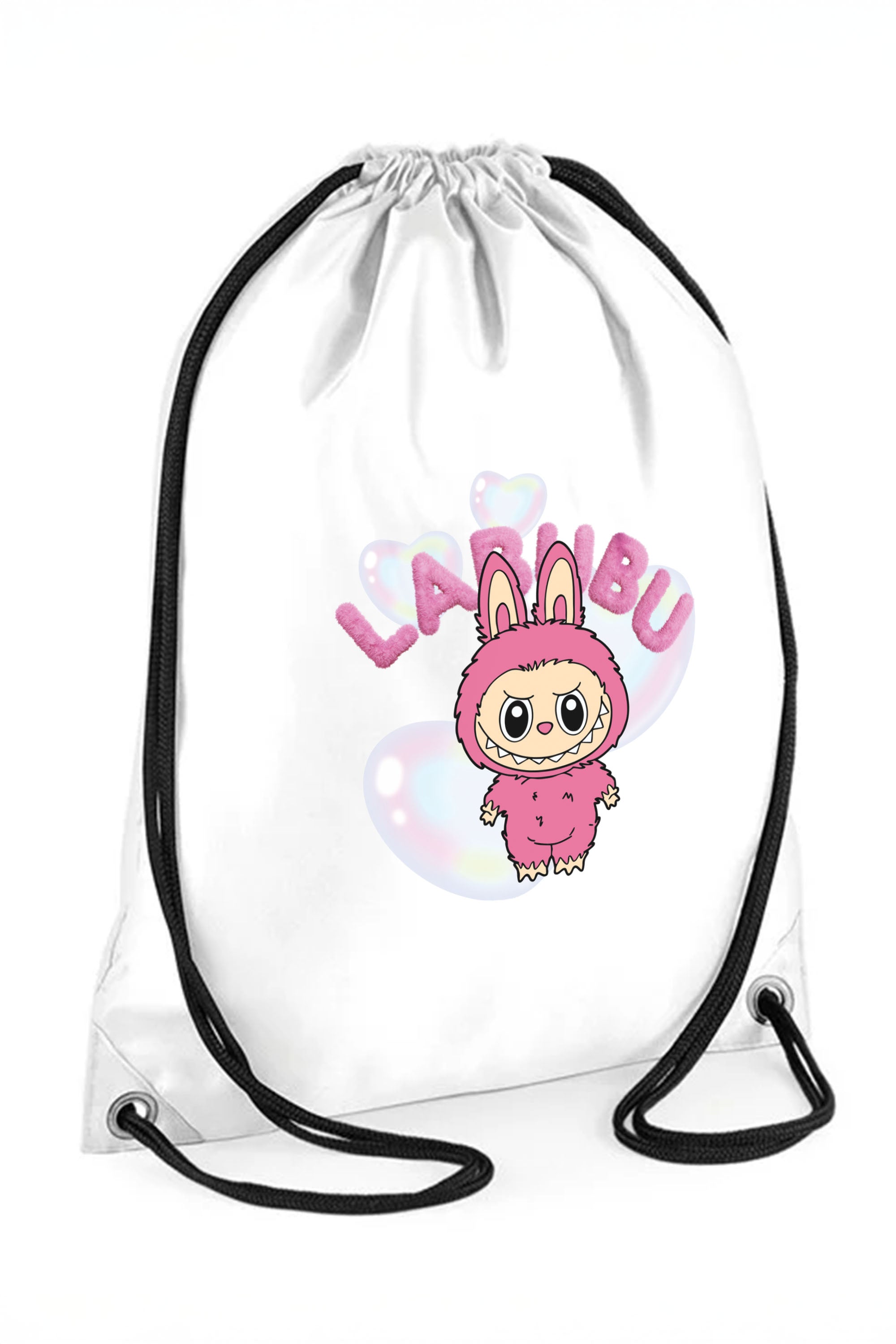 Cute Labubu Printed Water-Resistant PE/KIT BAGS