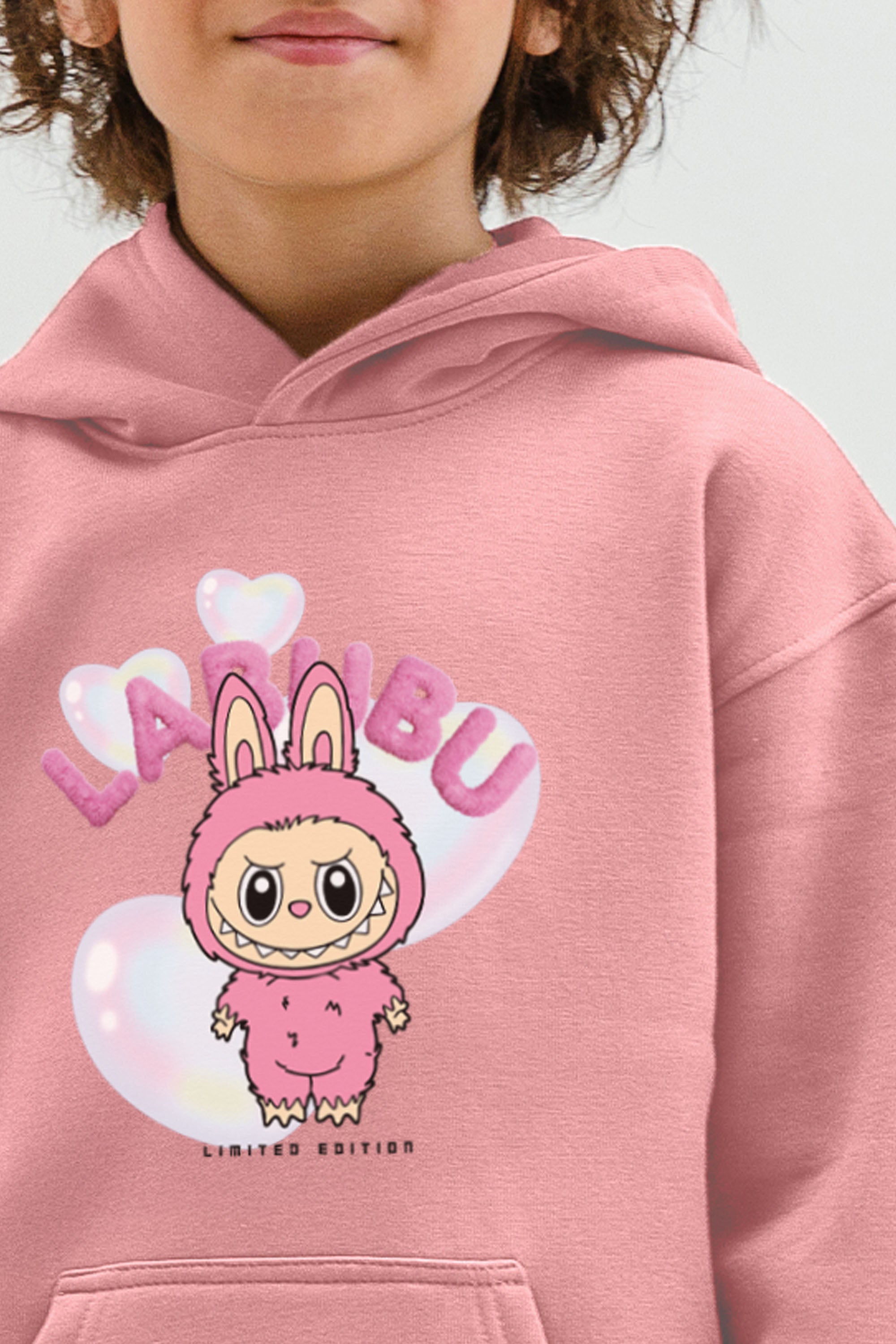 Kids Cute Labubu Printed Hoodie & Joggers set (Pack of 5)