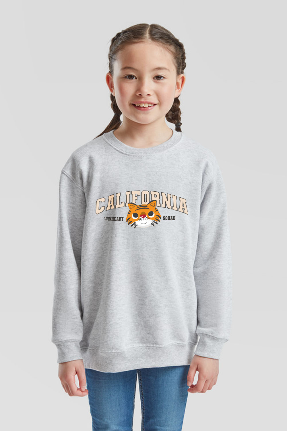 Kids California Lionheart Squad Printed Sweatshirt (Pack of 5)