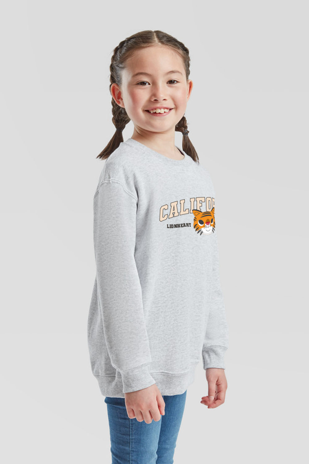 Kids California Lionheart Squad Printed Sweatshirt (Pack of 5)