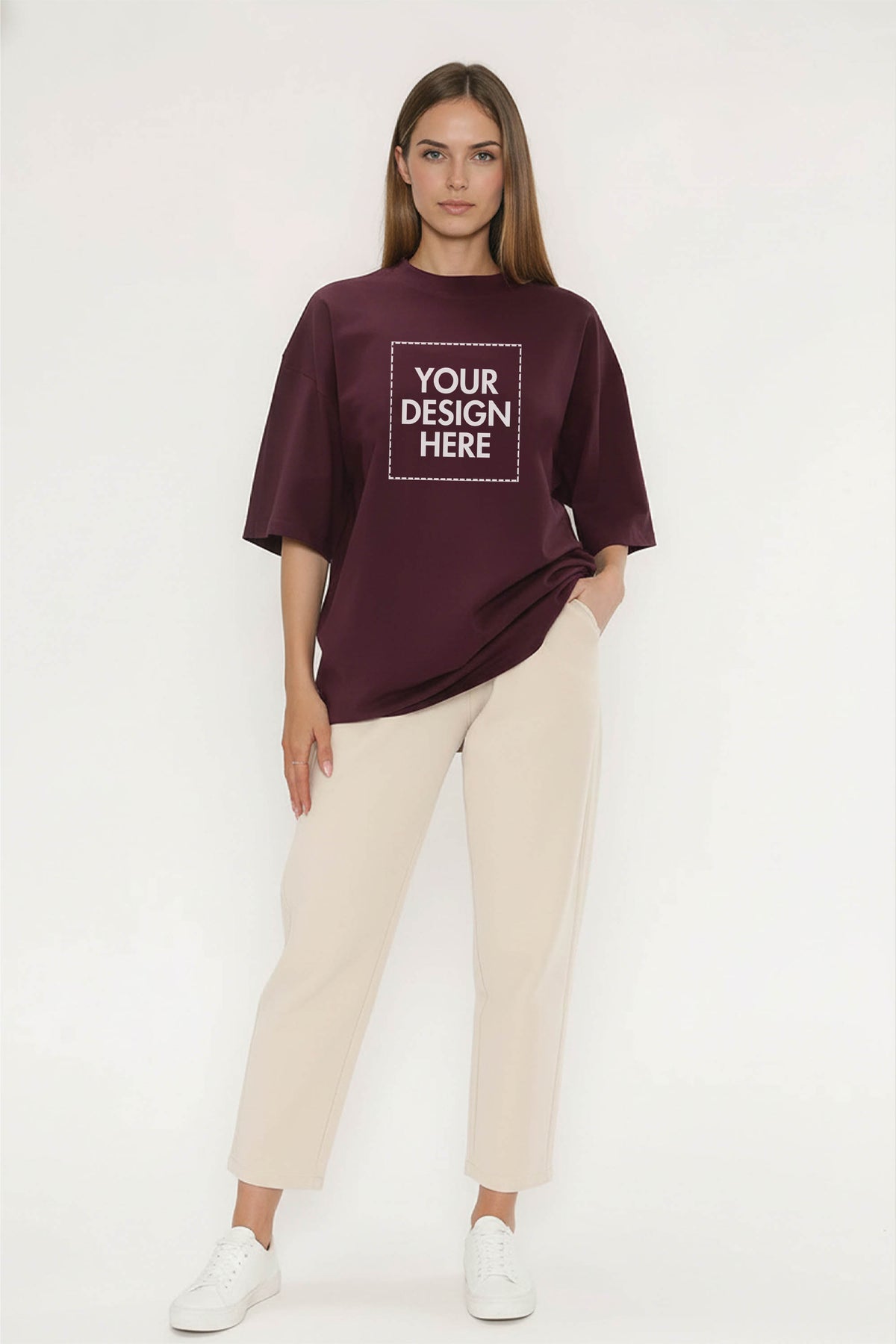 220GSM Core Oversized Custom Printed T-Shirt