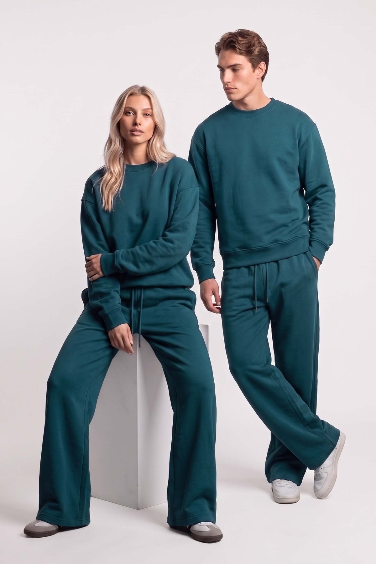 Unisex 280GSM LSF Sweat & Wide Leg Jogger Co-Ord Set