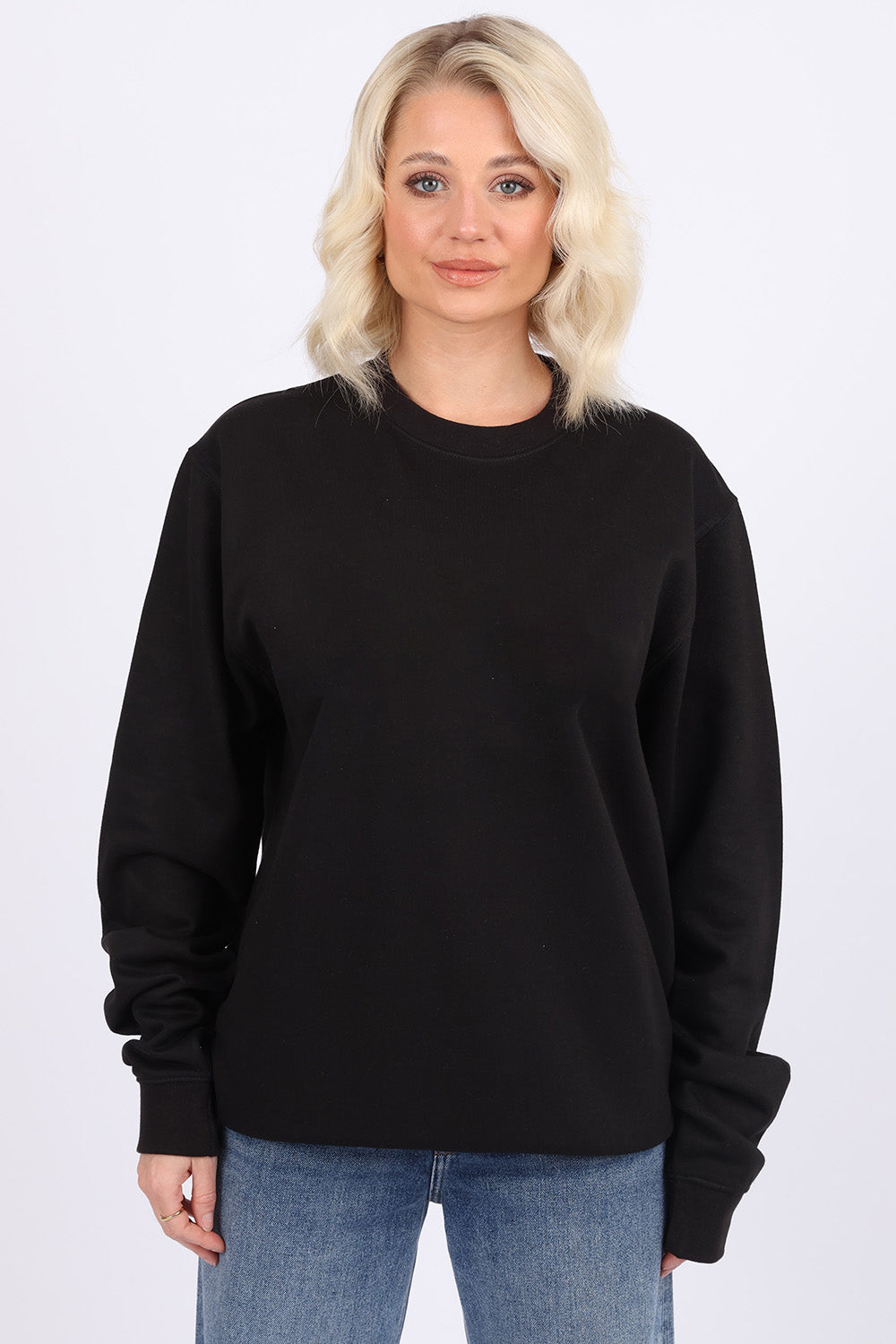 Unisex Crewneck Plain Sweatshirt