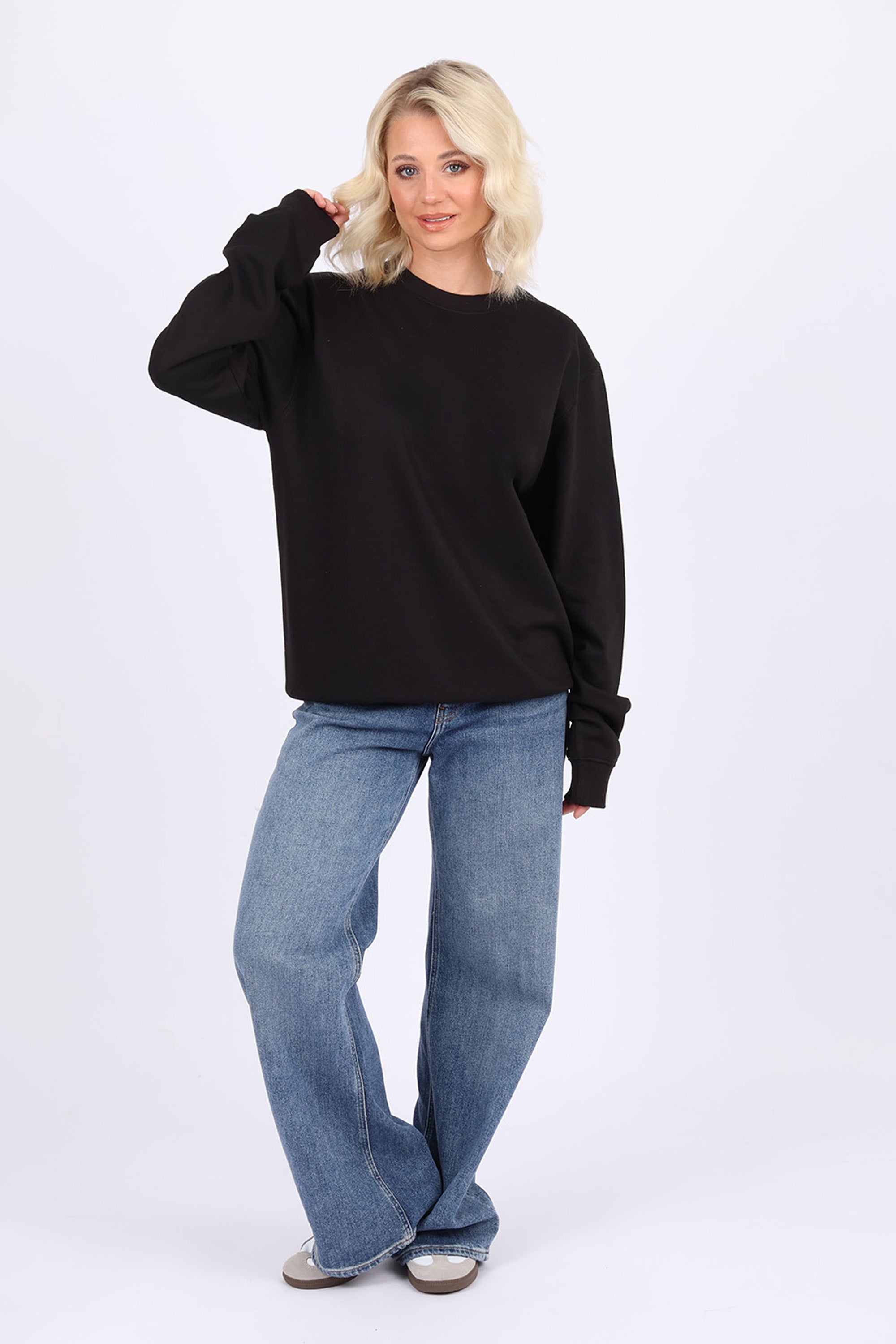 Unisex Crewneck Plain Sweatshirt