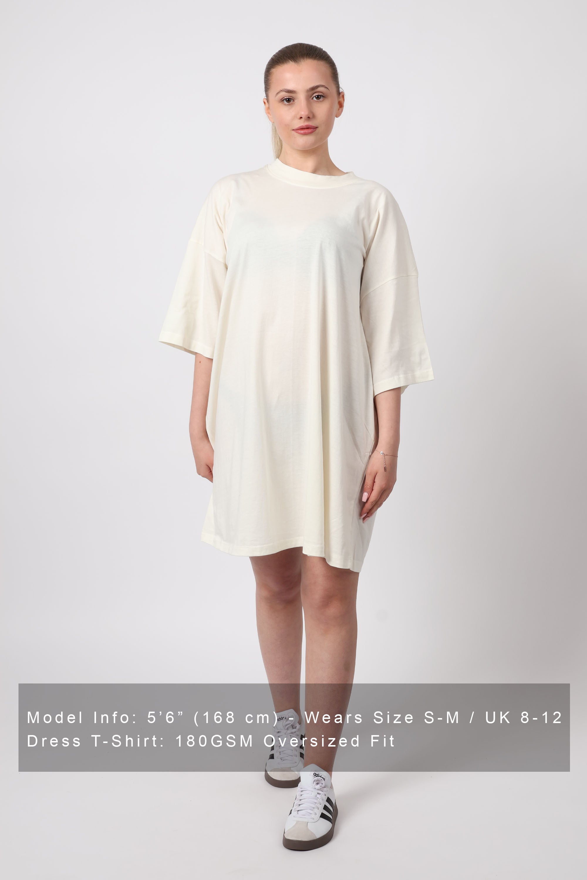 Oversized Stretch Jersey T-Shirt Dress (Pack of 6)