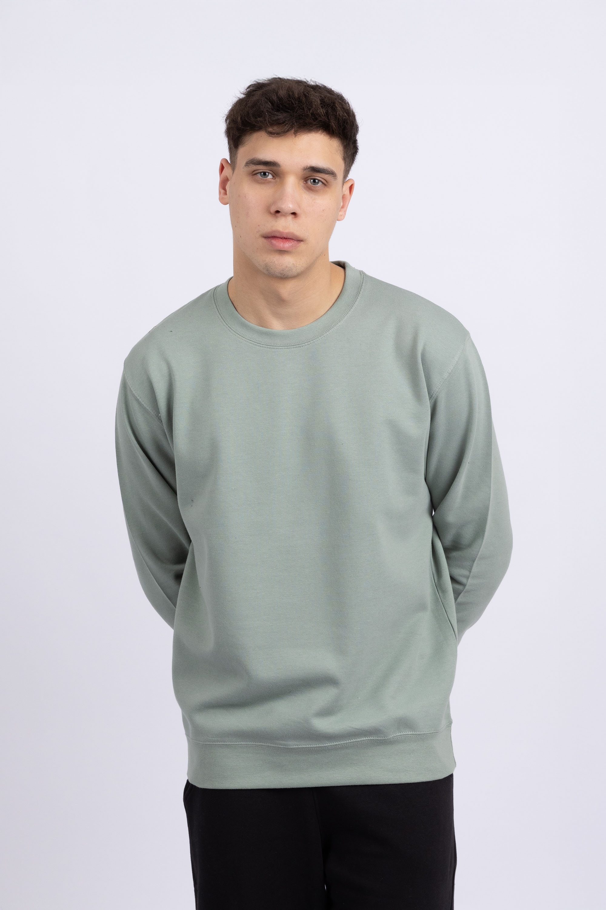 Unisex Crewneck Plain Sweatshirt