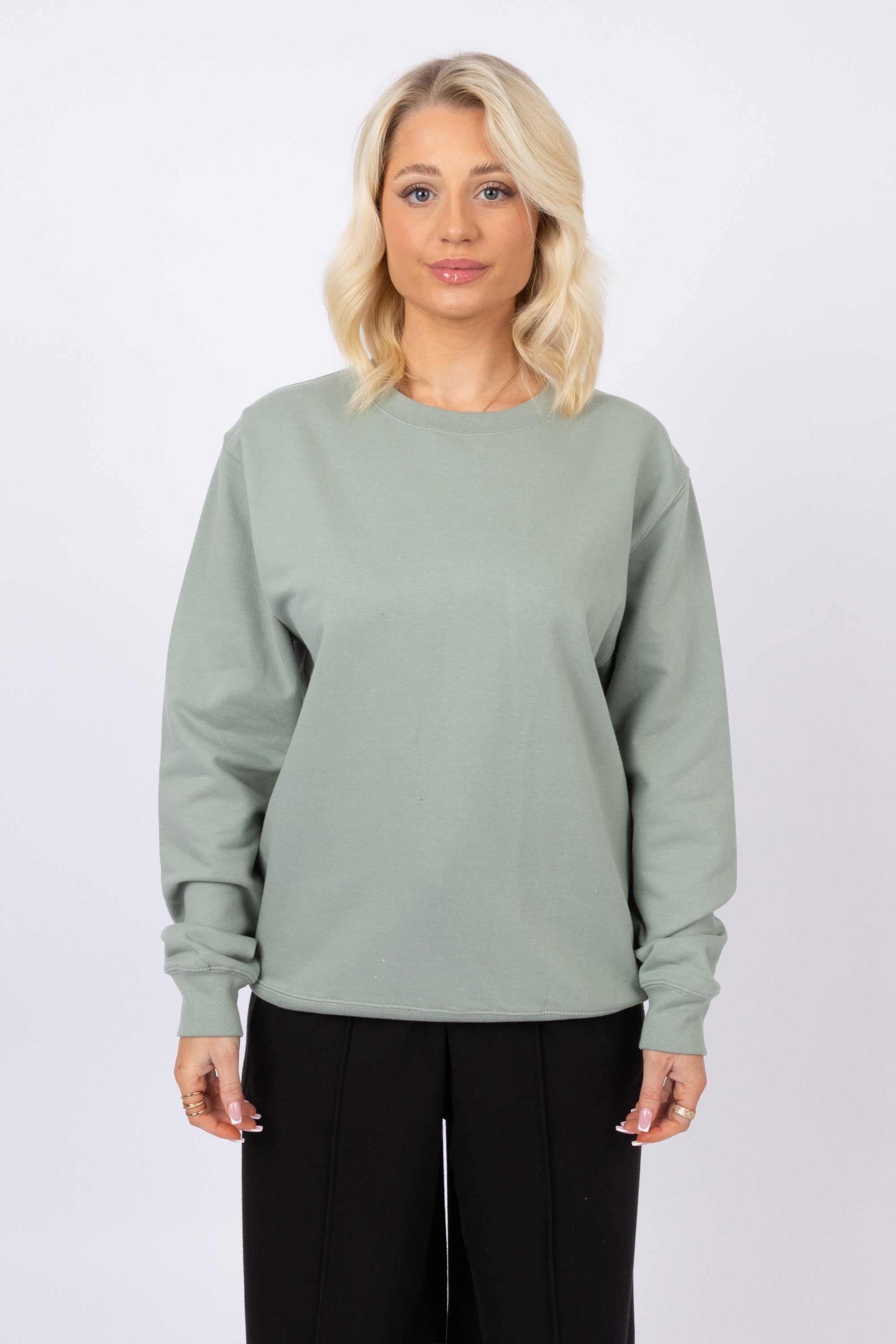 Unisex Crewneck Plain Sweatshirt