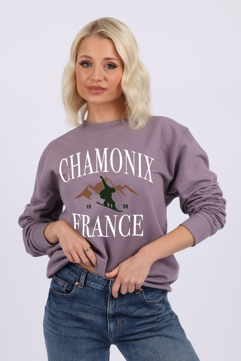 Chamonix Print Sweatshirt