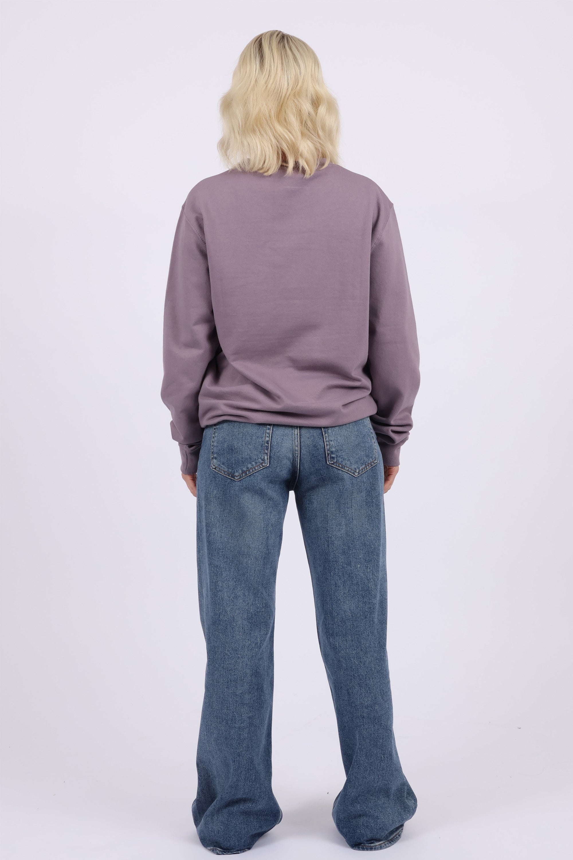 Unisex Crewneck Plain Sweatshirt