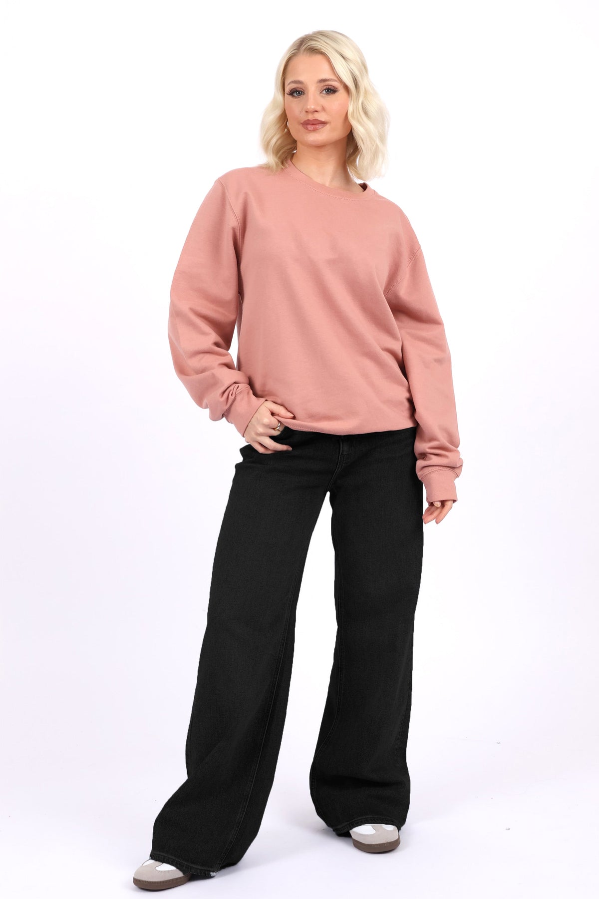 Unisex Crewneck Plain Sweatshirt
