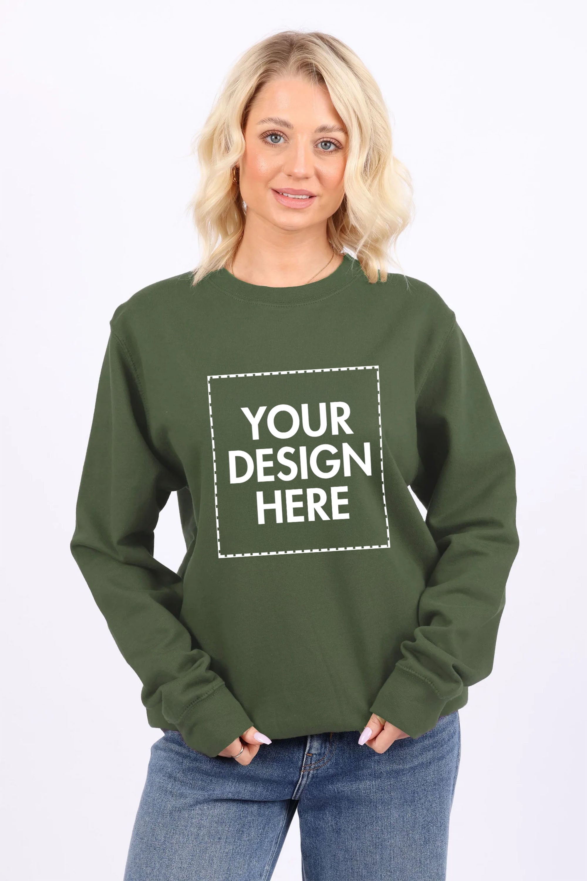 280GSM Unisex Crewneck Custom Printed Sweatshirt