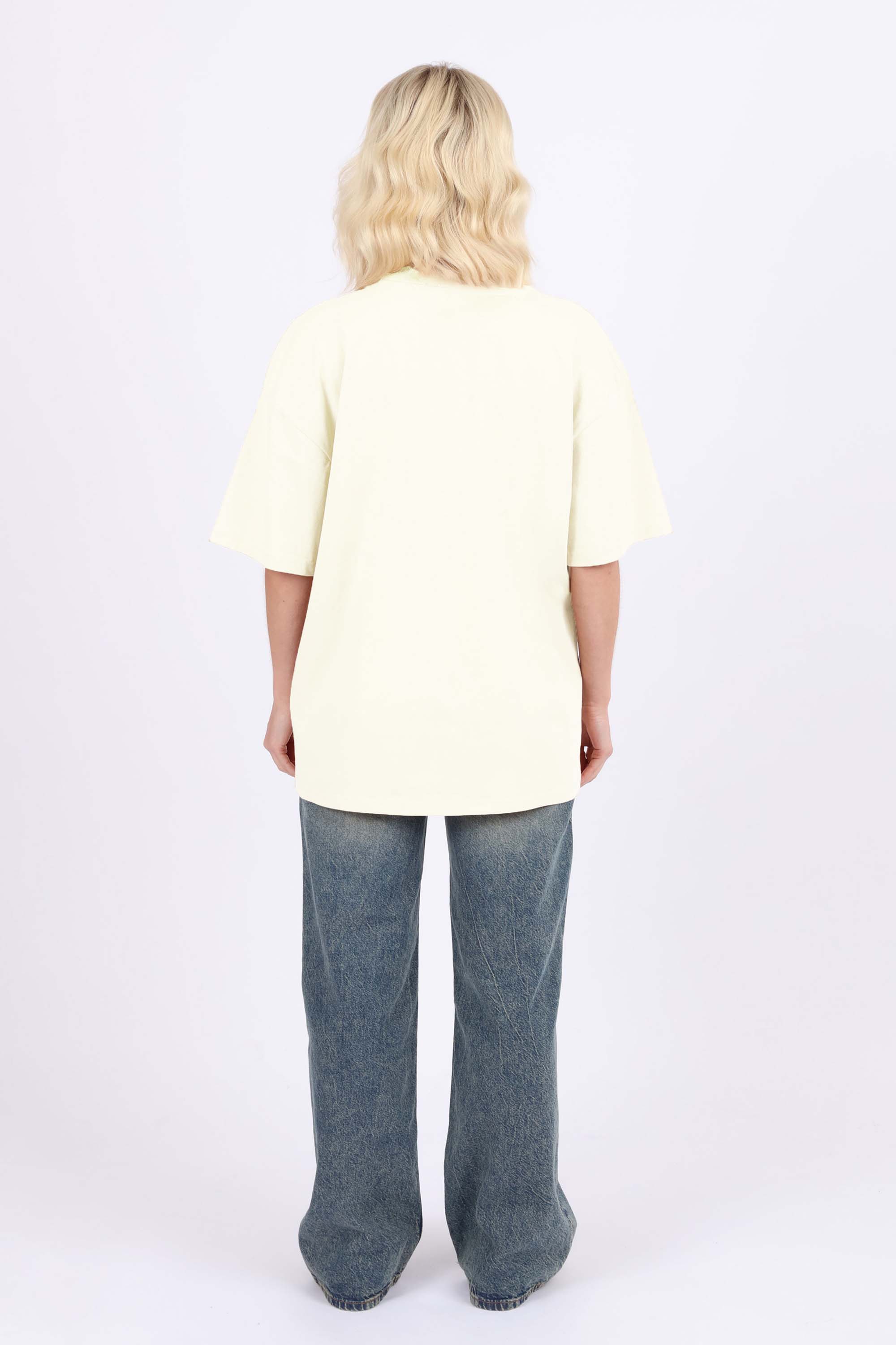 220GSM Oversized T-Shirt in France Vintage Graphic Print
