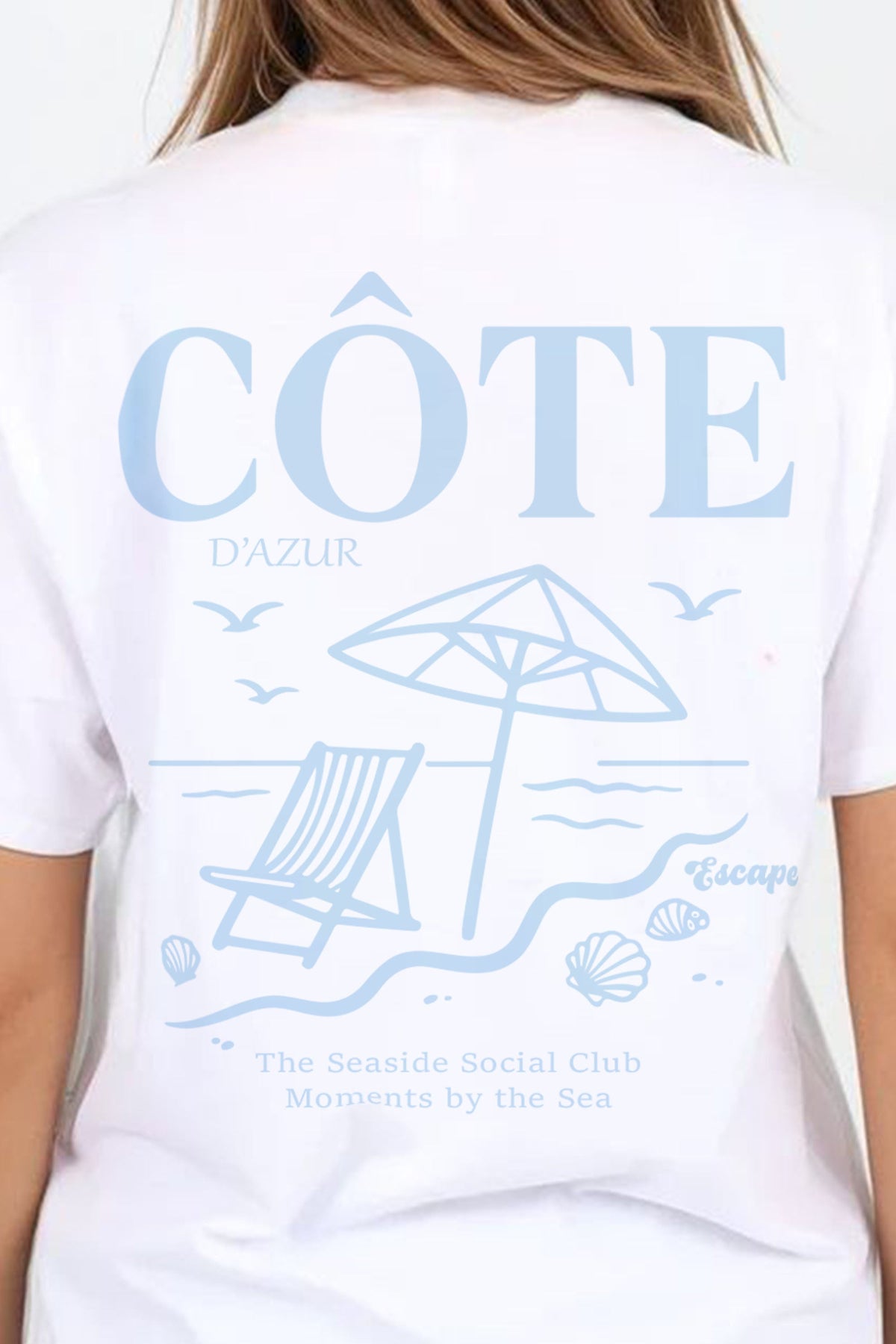 Regular Fit T-shirt in Côte D’Azure Print