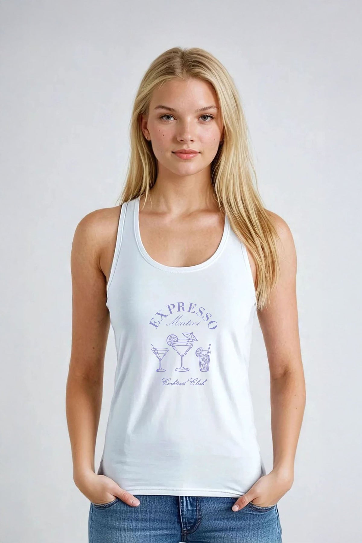 Expresso Printed Tank Top