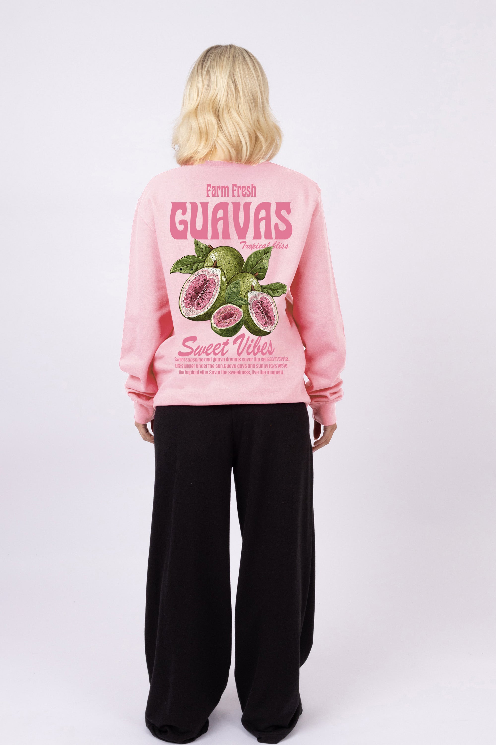 Farm Fresh Guavas Printed Sweatshirt
