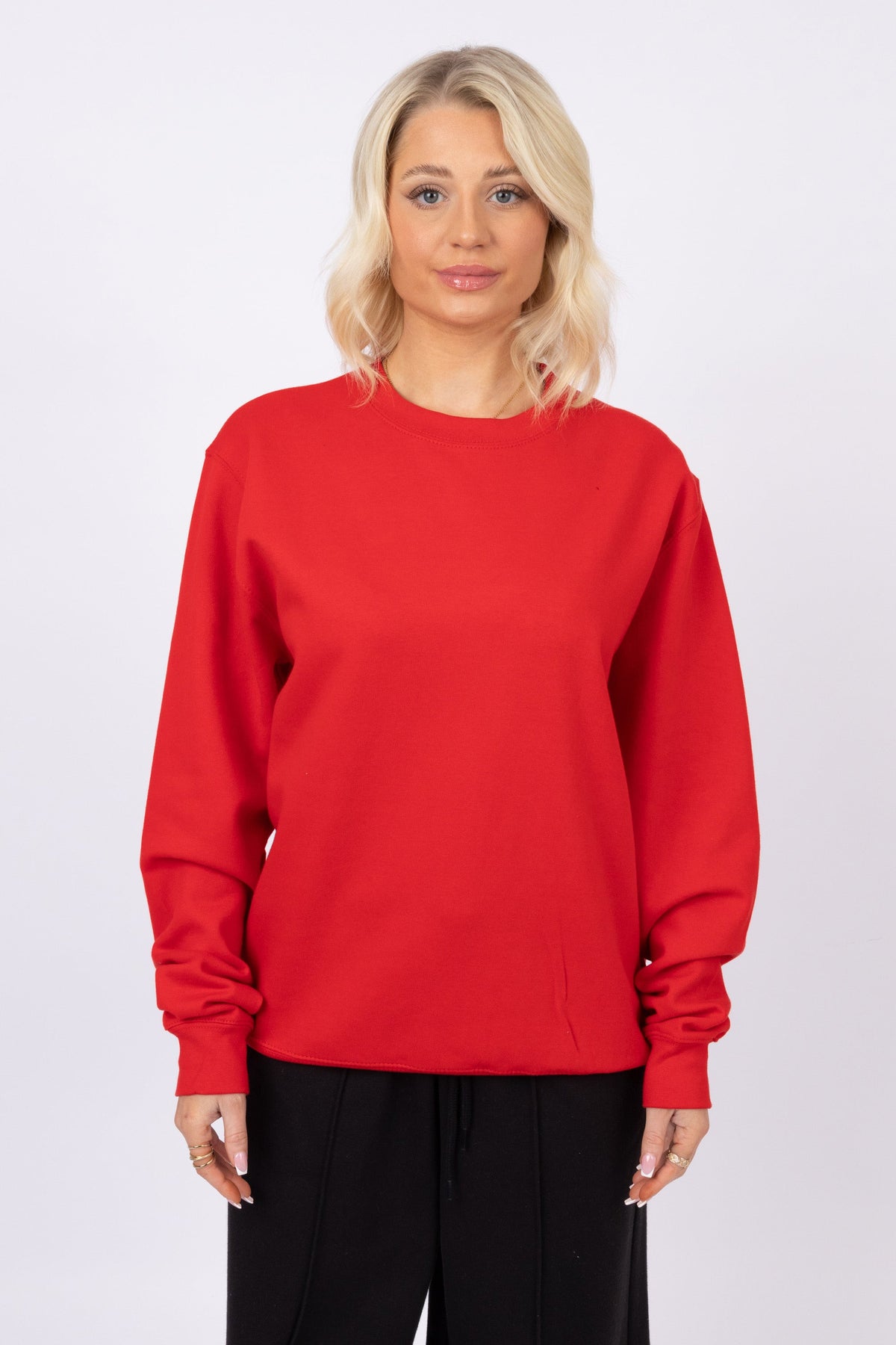 Unisex Crewneck Plain Sweatshirt