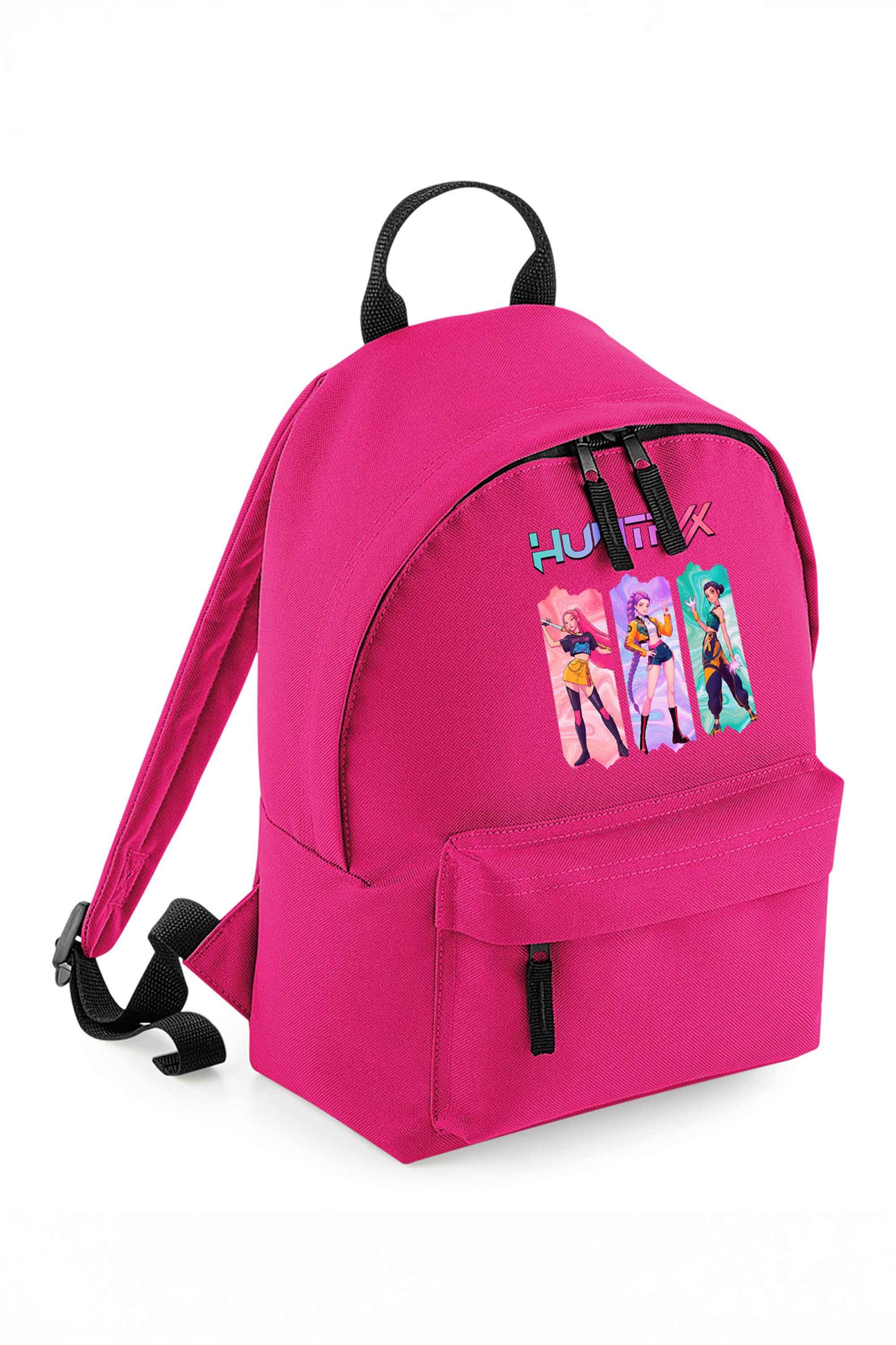 Kids K-pop Trio Graphic Printed Mini Backpack