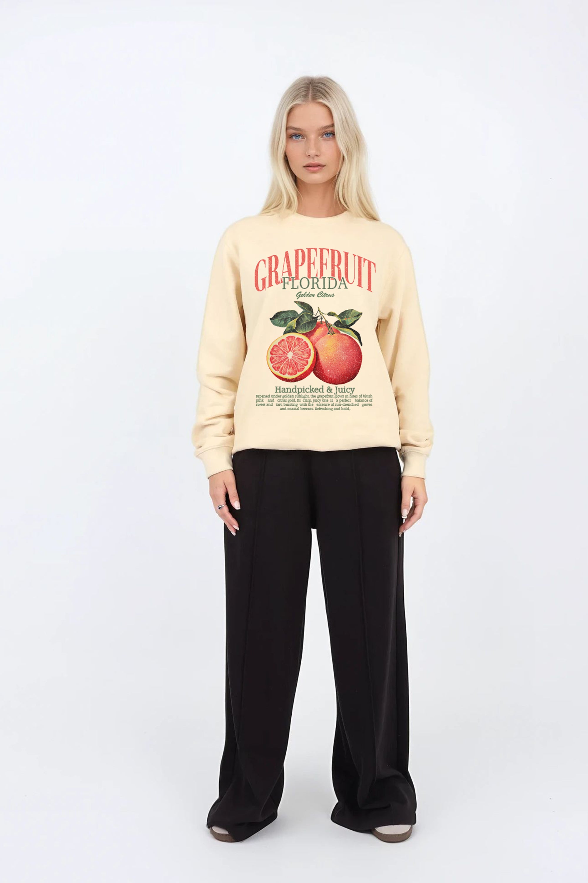 Grapefruit Florida Printed Sweatshirts (Pack of 6)