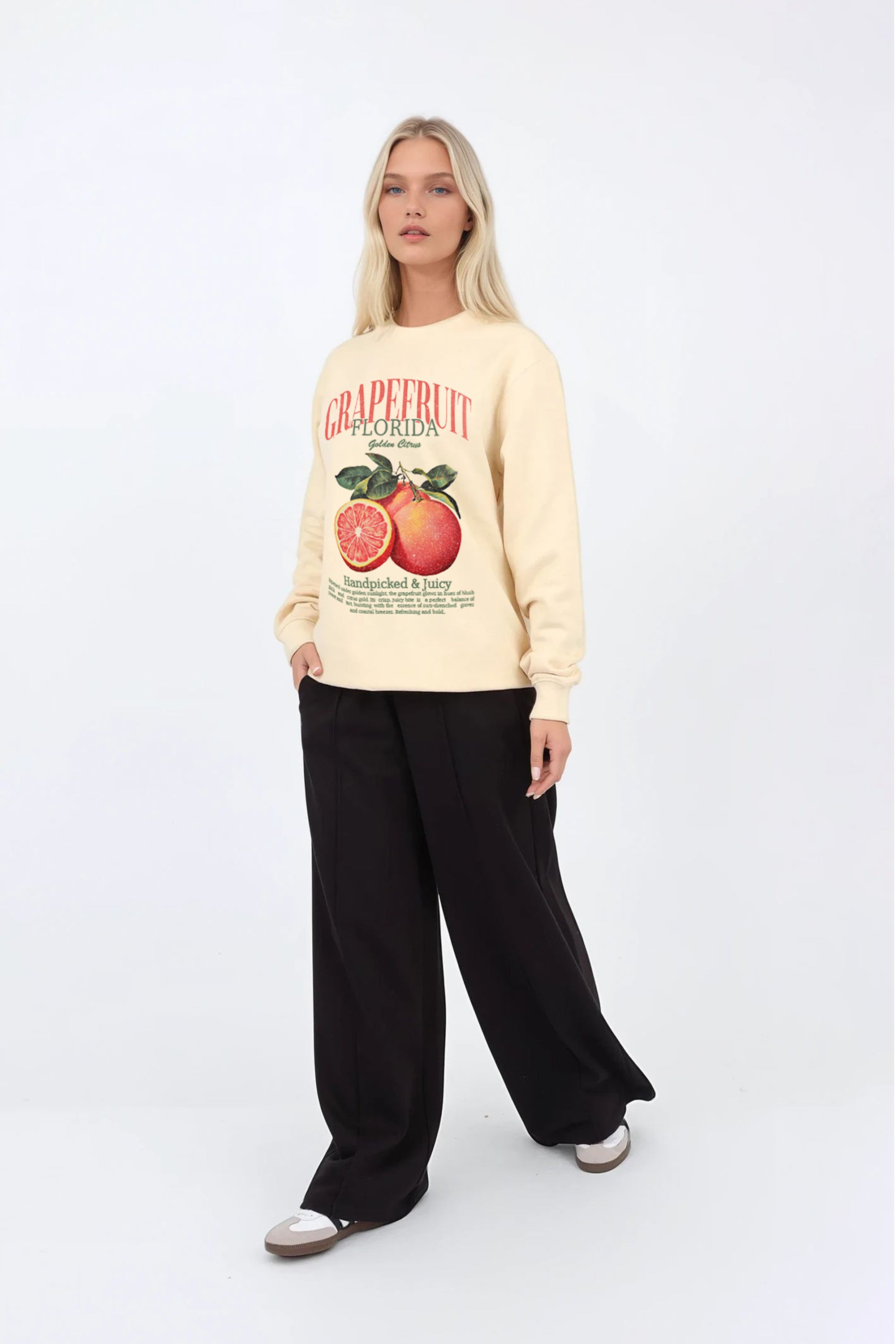 Grapefruit Florida Printed Sweatshirts (Pack of 6)