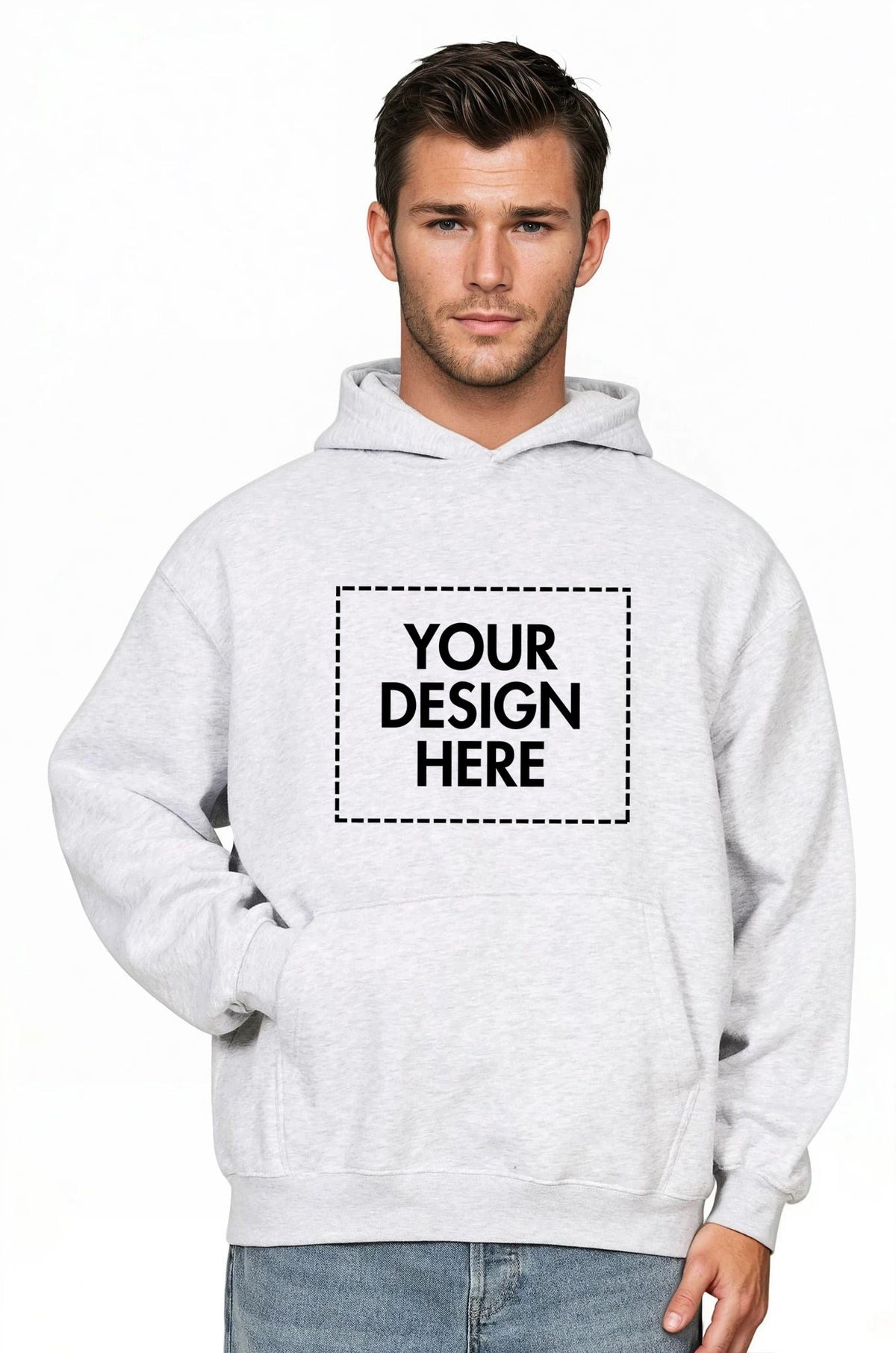 330GSM Heavyweight Unisex Oversized Custom Printed Hoodie