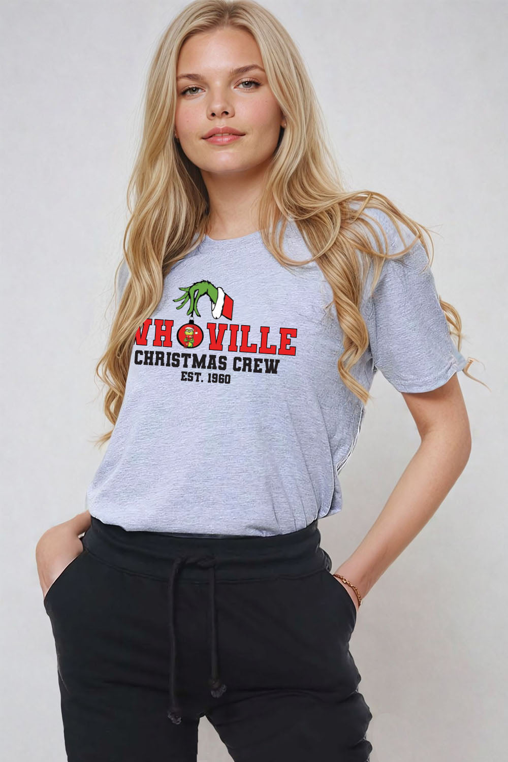 Whoville Christmas Crew Printed T-Shirt