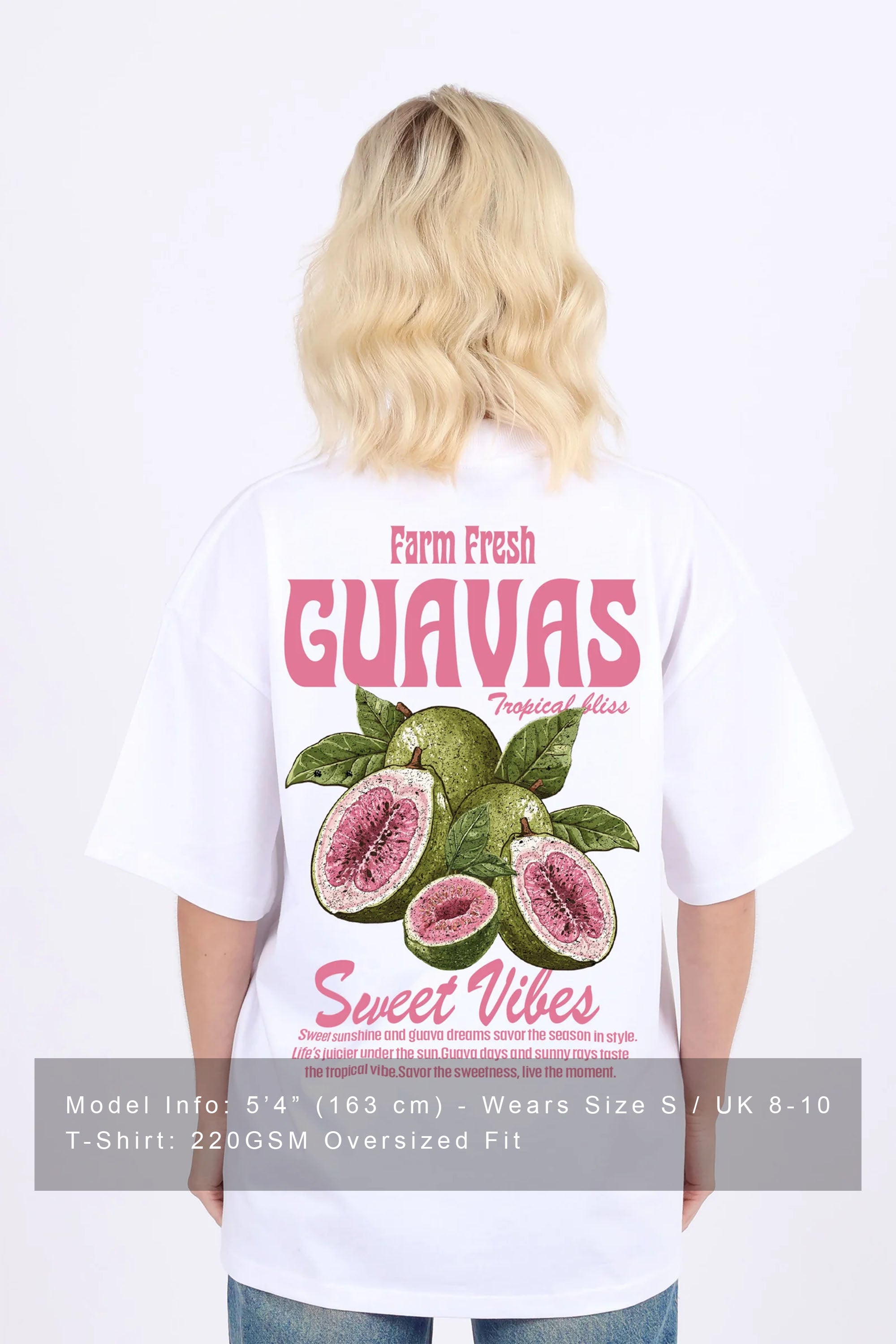 Oversized T-Shirt In Farm Fresh Guavas Print