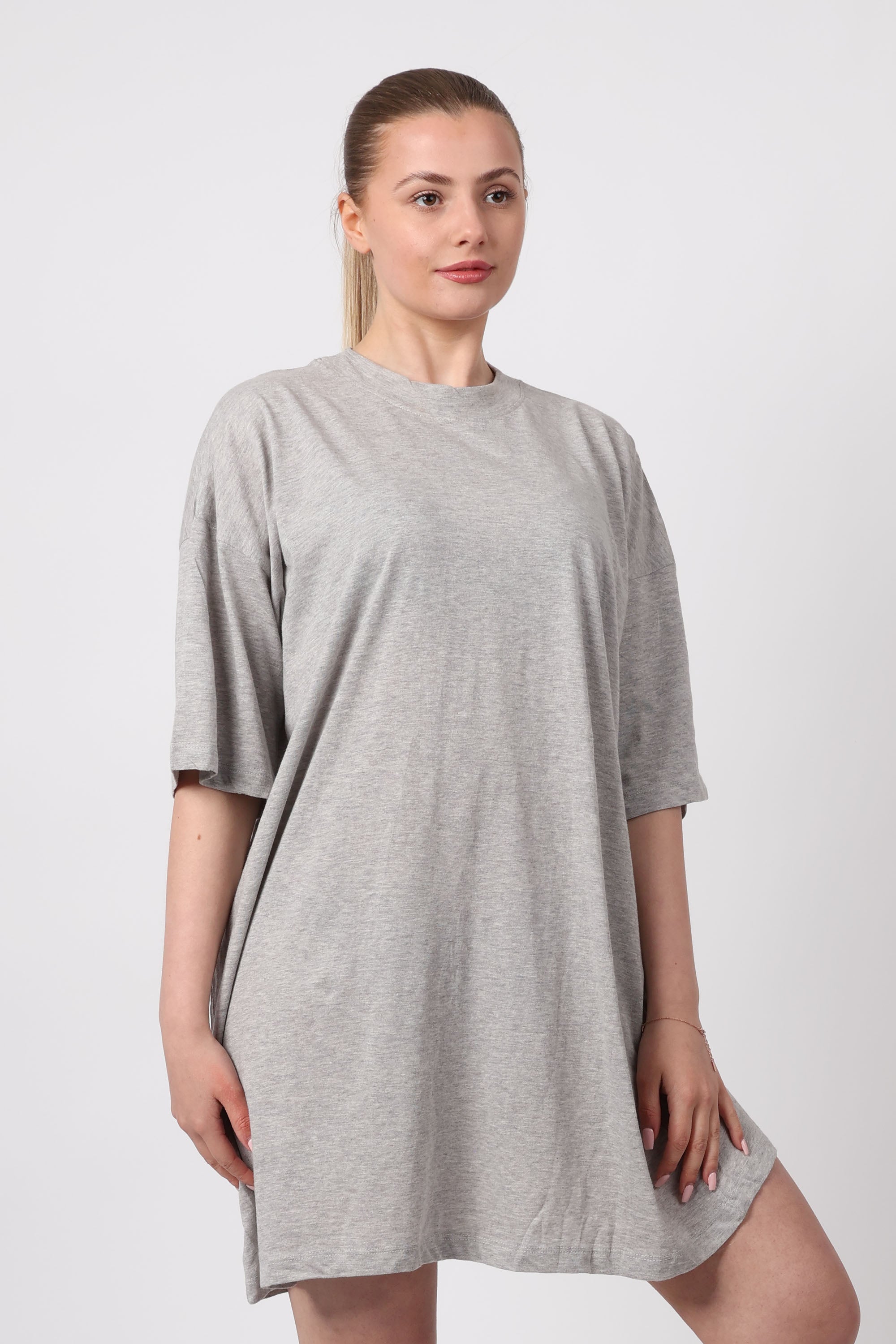 Oversized Stretch Jersey T-Shirt Dress (Pack of 6)